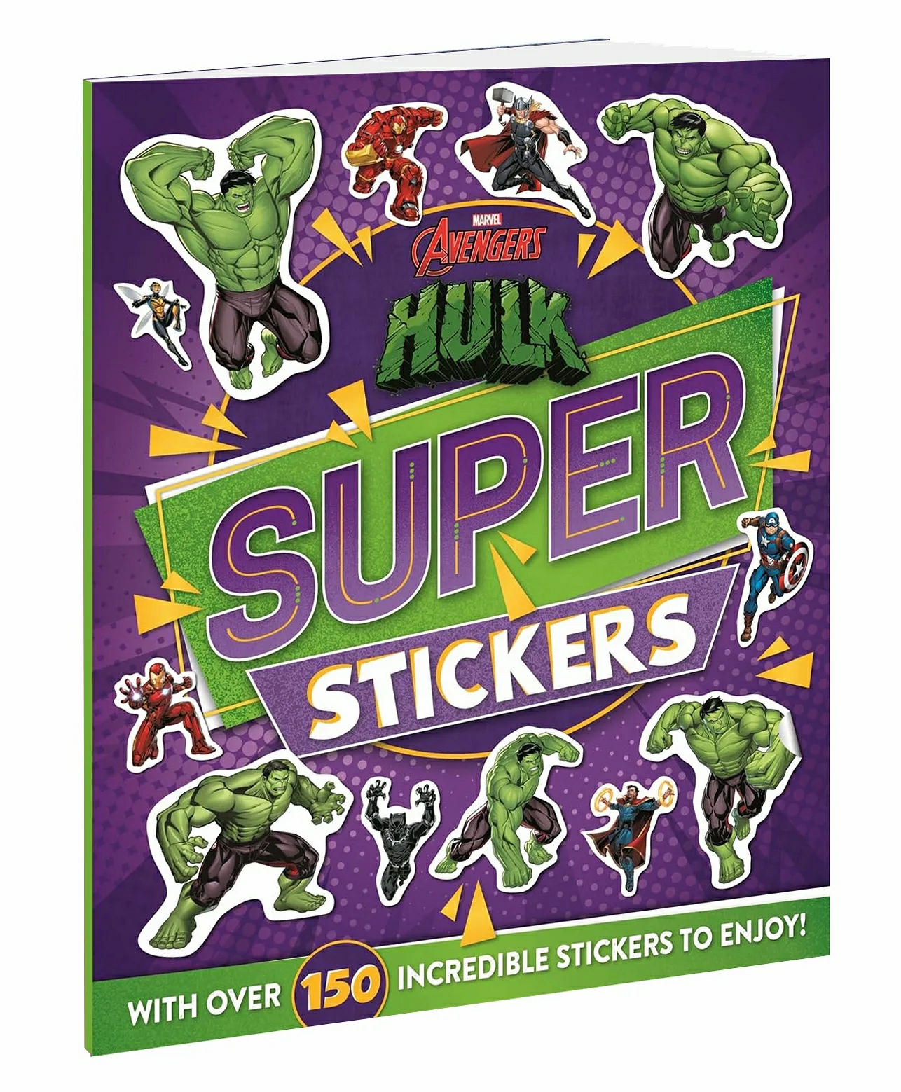 Hulk Super: Stickers | Colouring, Stickers & Activities Book For Kids  |   Sticker Books Sticker Books Sticker Books