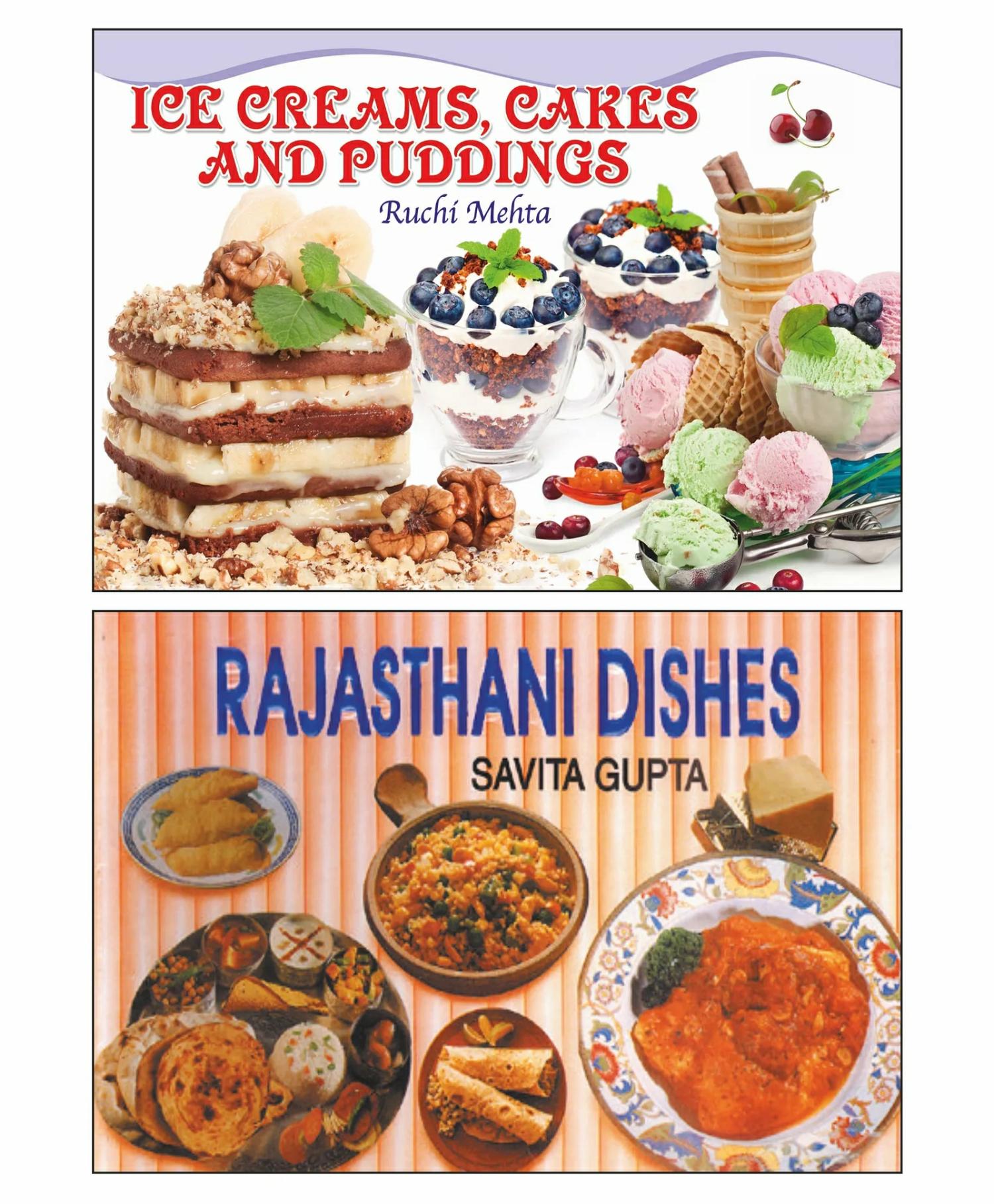 Icecreams Cakes Puddings And Rajasthani Dishes Pack Of 2 – English  |   Pregnancy & Parenting Books Pregnancy & Parenting Books Pregnancy & Parenting Books