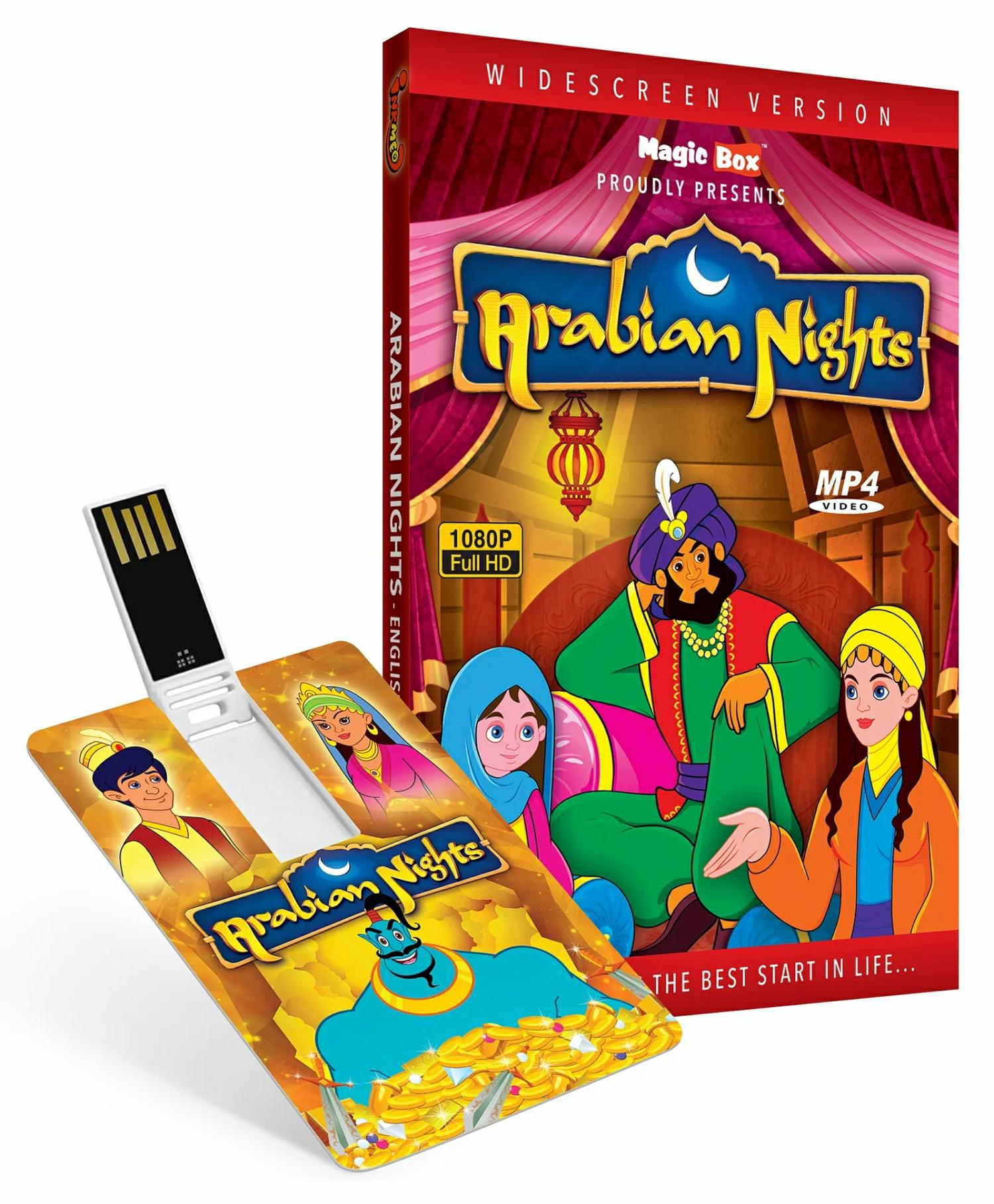 Inkmeo Arabian Nights Usb Pendrive Animated Movie – English  |   Story Books Cd's & Movies Cd's & Movies