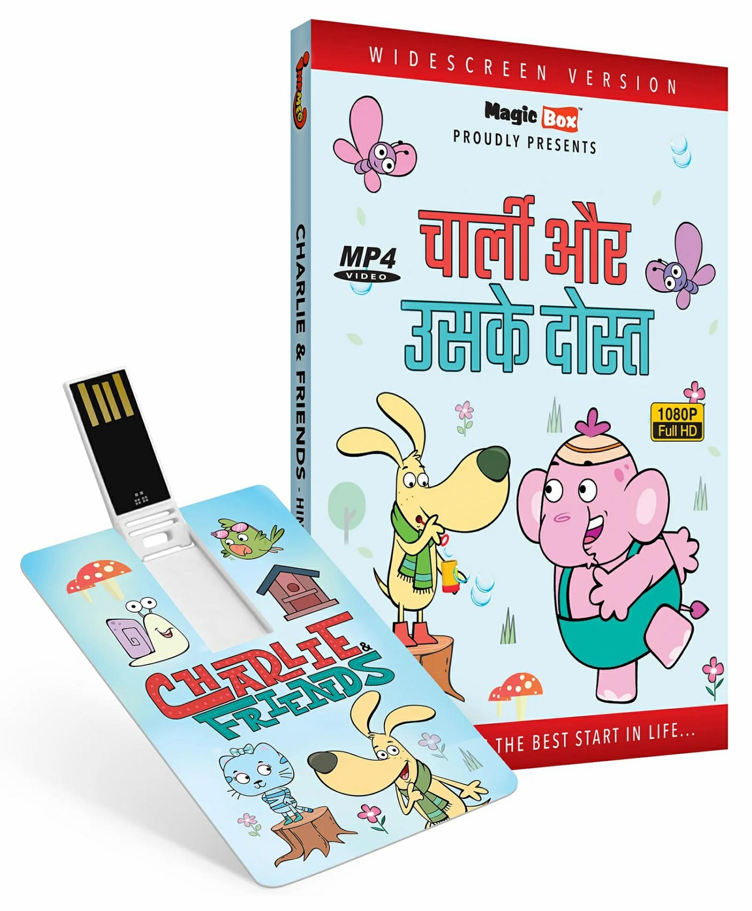 Inkmeo Charlie And Friends Animated Stories 8Gb Pendrive – Hindi  |   Cd’s & Movies Cd's & Movies Cd's & Movies