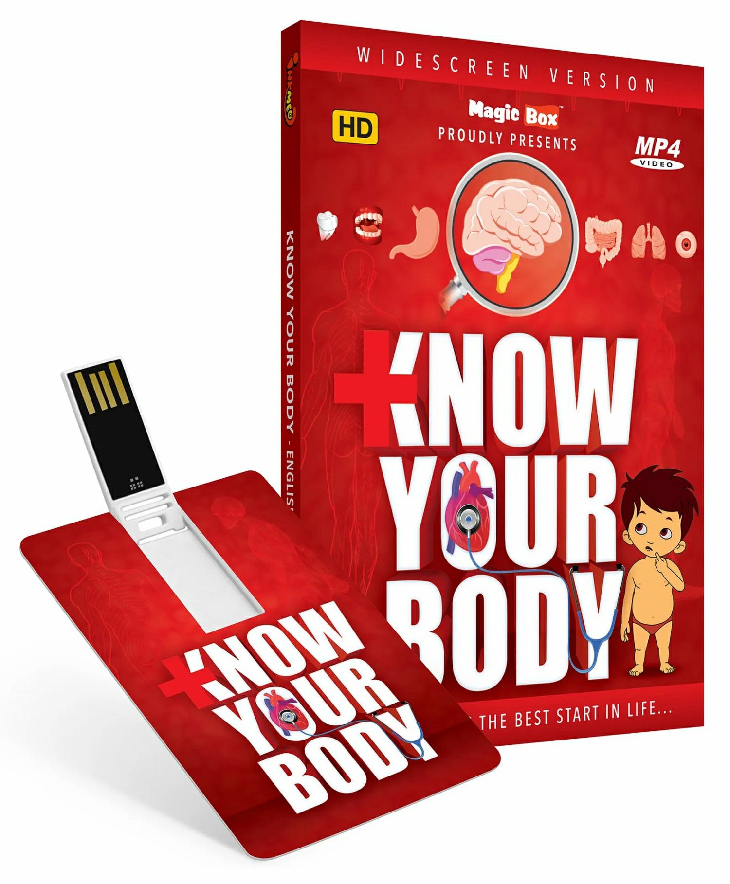 Inkmeo Know Your Body Usb Pendrive Animated Videos – English  |   Cd’s & Movies Cd's & Movies Cd's & Movies