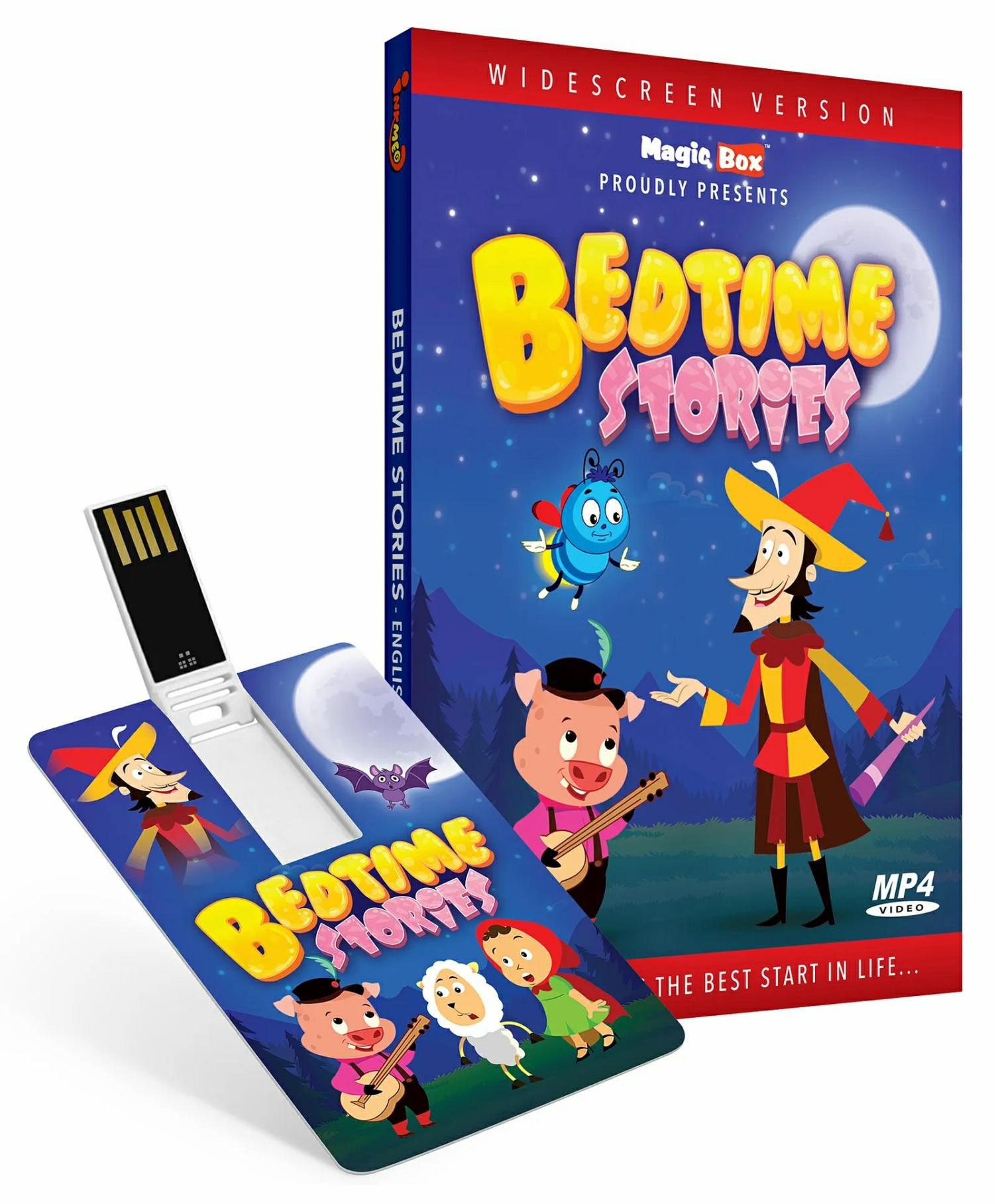 Inkmeo Movie Card Bedtime Stories 8Gb High Definition Mp4 Video Usb Memory Stick – English  |   Cd’s & Movies Cd's & Movies Cd's & Movies