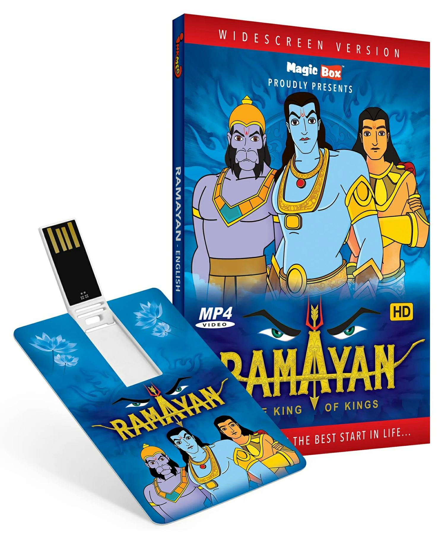 Inkmeo Movie Card Ramayan Stories 8Gb High Definition Mp4 Video Usb Memory Stick – English  |   Cd’s & Movies Cd's & Movies Cd's & Movies