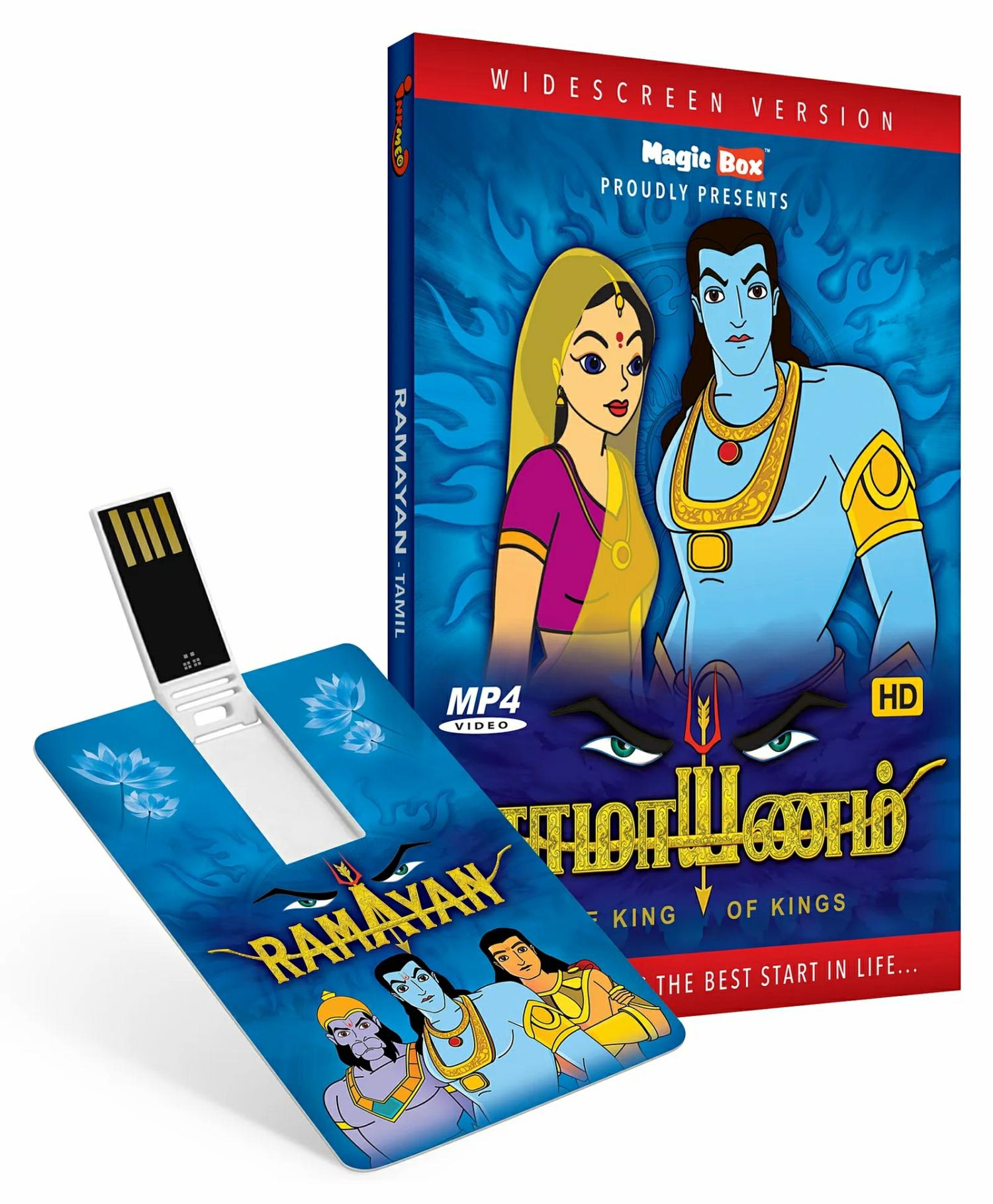 Inkmeo Movie Card Ramayan Stories 8Gb High Definition Mp4 Video Usb Memory Stick –  Tamil  |   Cd’s & Movies Cd's & Movies Cd's & Movies