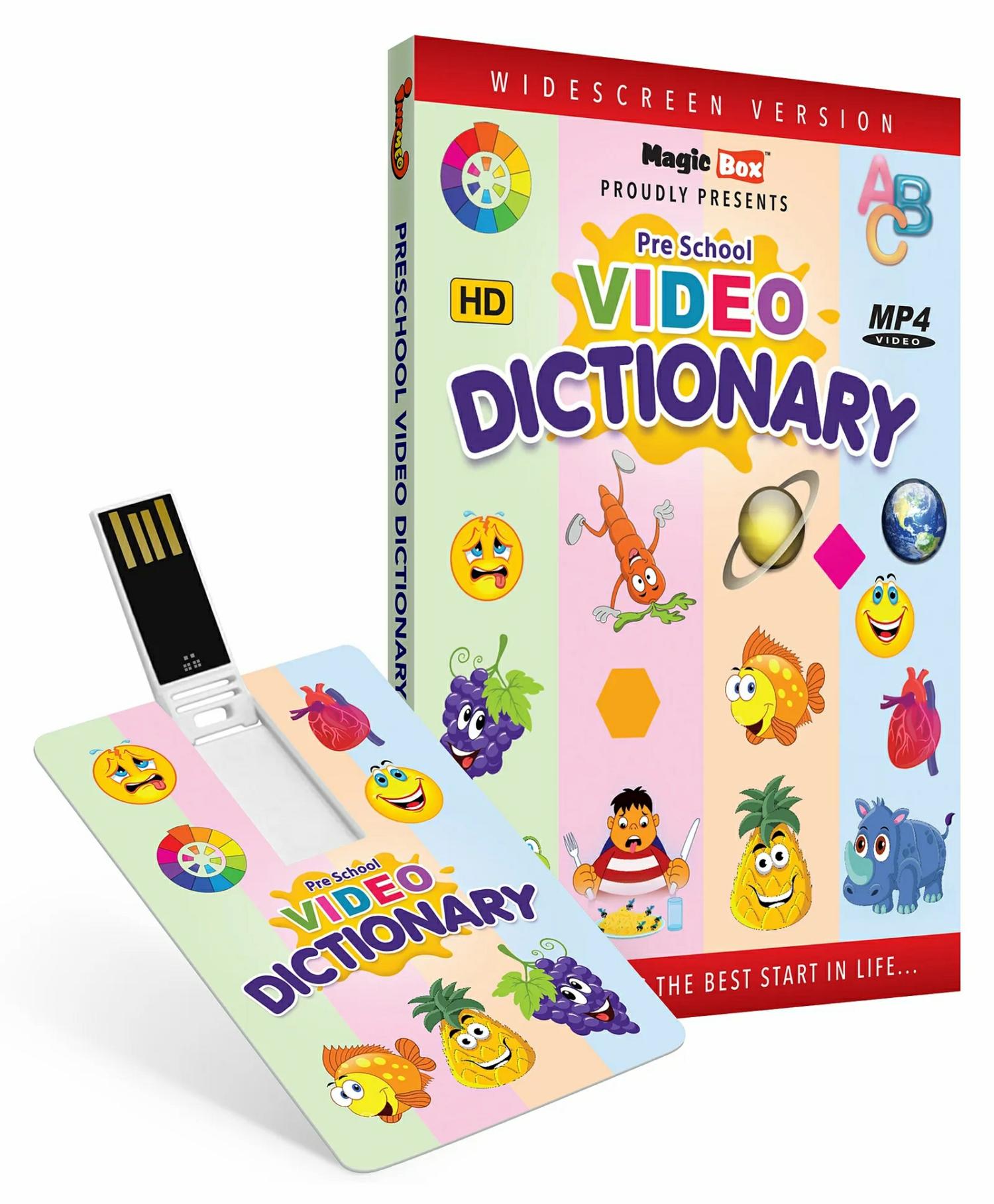 Inkmeo Usb Memory Stick Pre School Video Dictionary – English  |   Cd’s & Movies Academic Books Academic Books