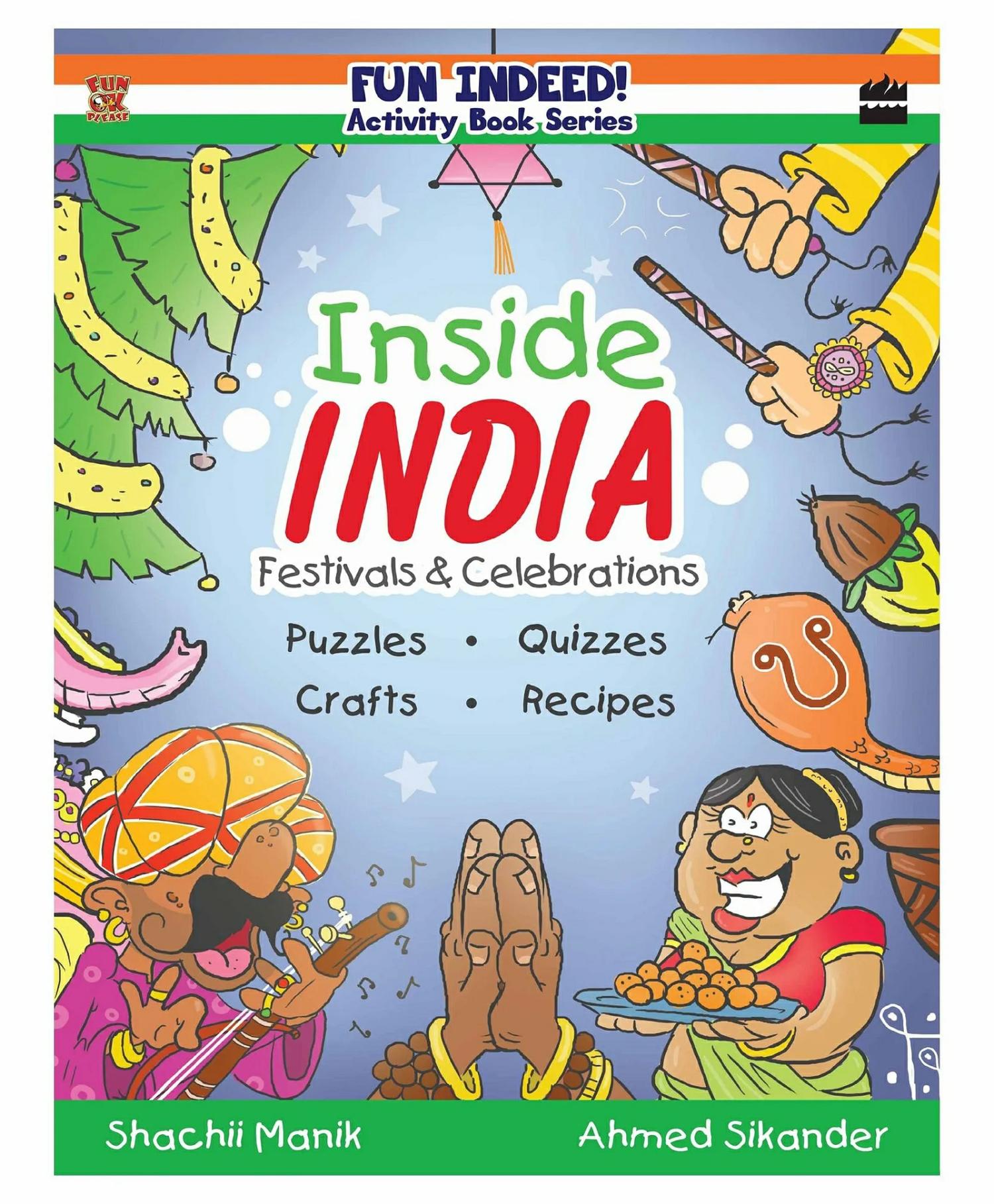 Inside India Activity Book – English  |   Sticker Books Sticker Books Sticker Books