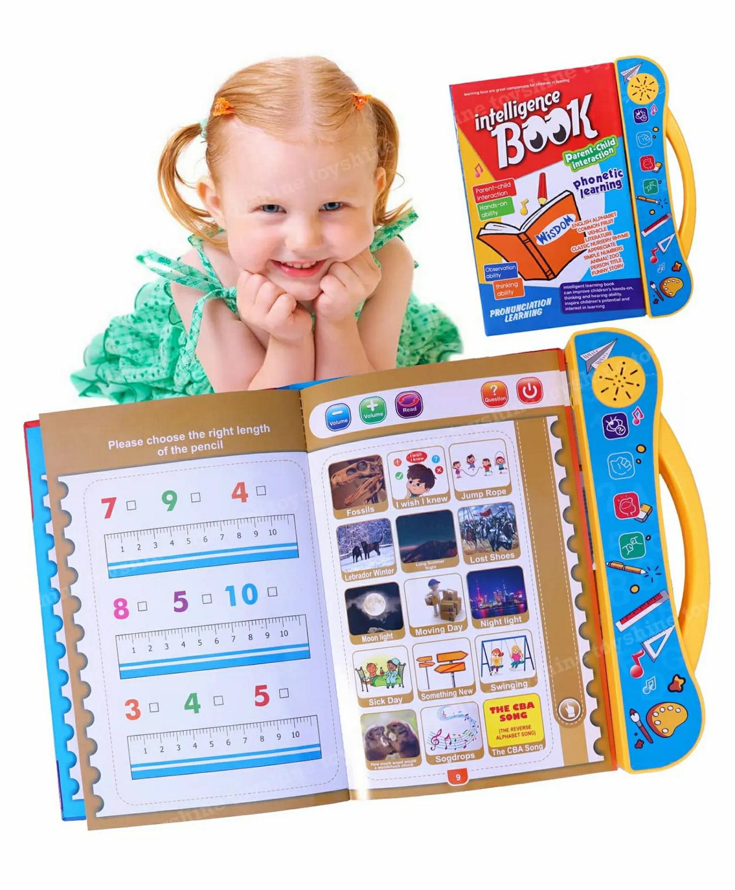 Interactive Children Intelligence Book – English  |   Board Books Board Books Board Books