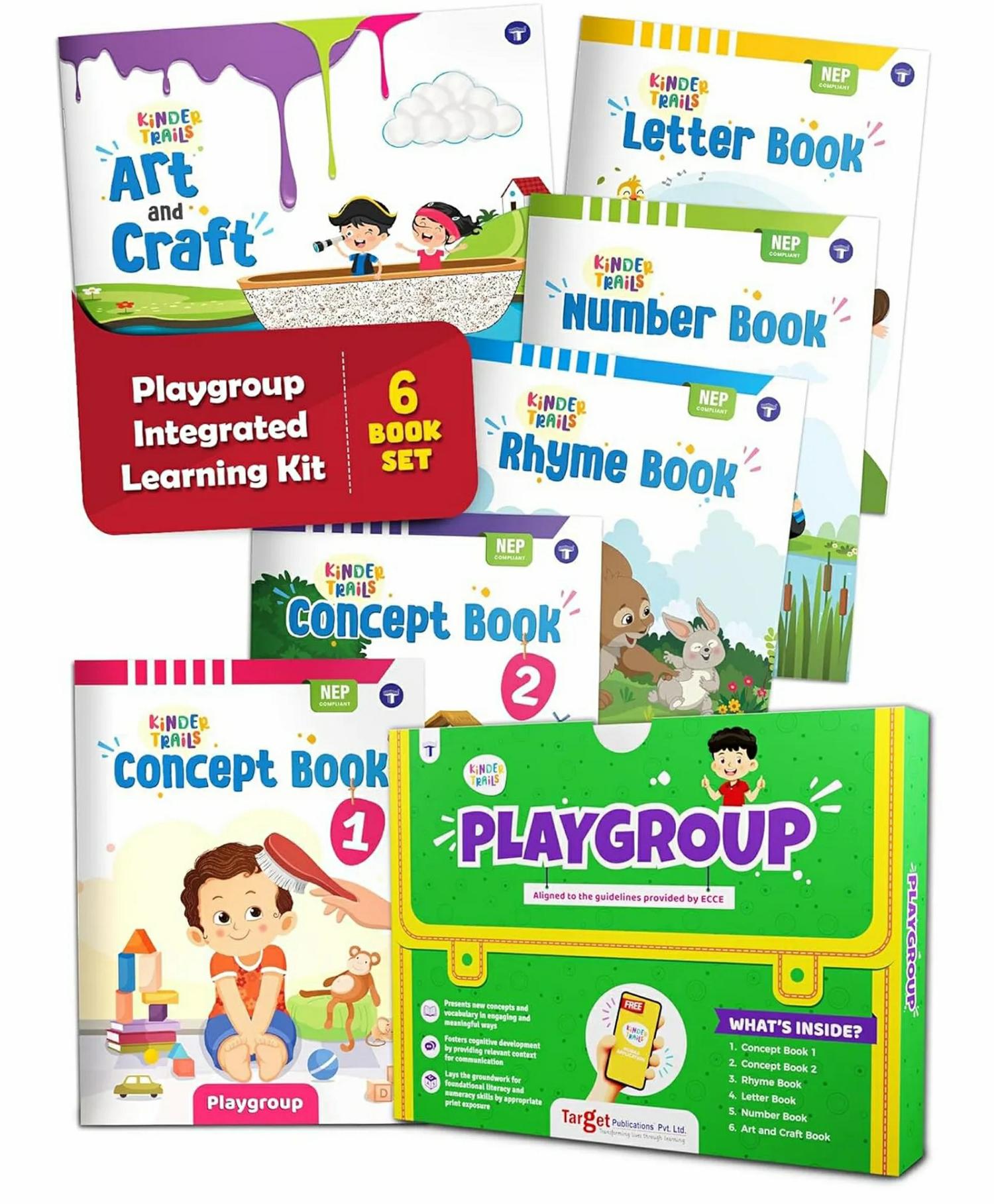 Kinder Trails Playgroup Kit  – English  |   Read & Learn Picture Books Picture Books