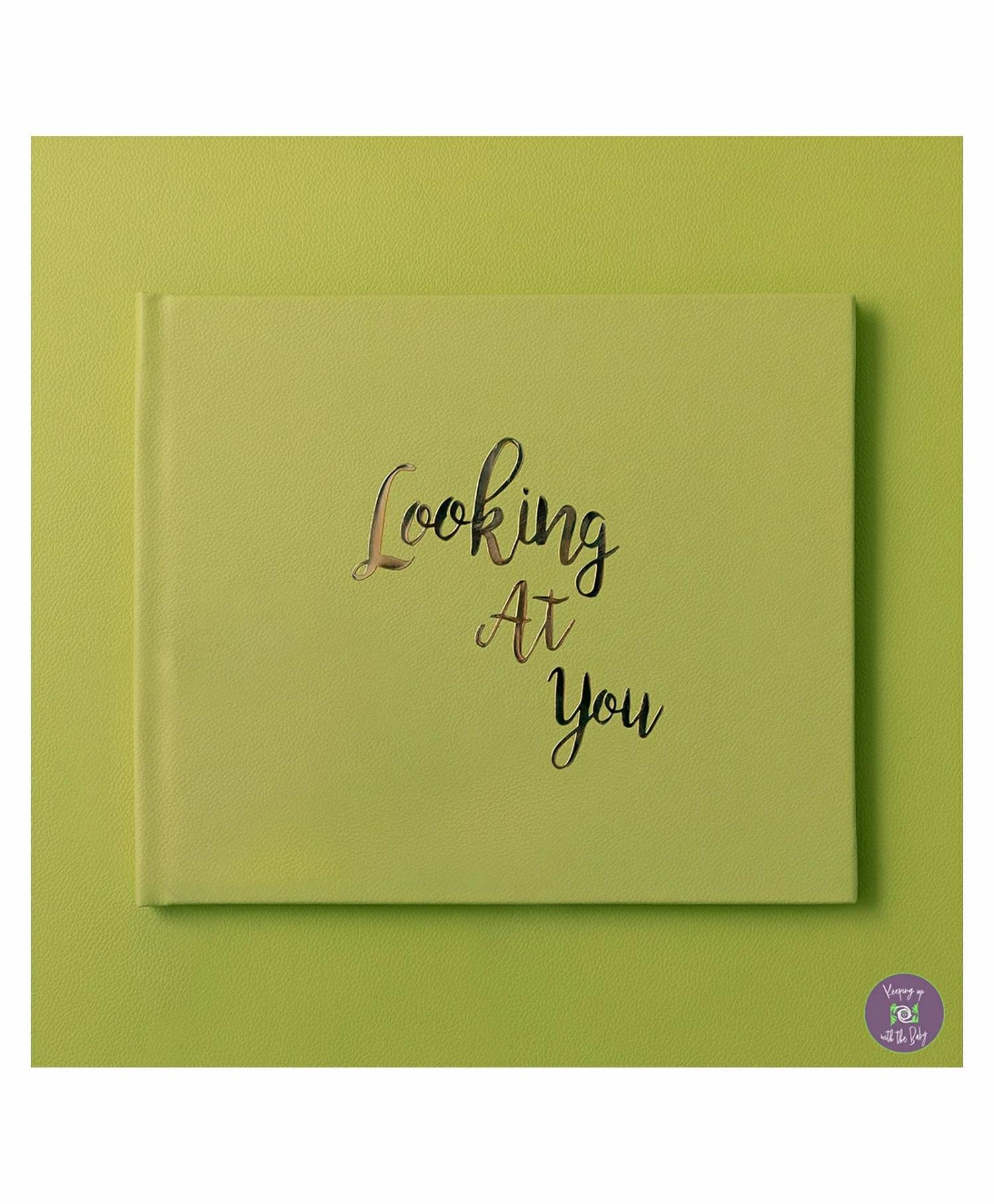 Kuwtb Looking At You Photo Book Celery Green – English  |   Pregnancy & Parenting Books Pregnancy & Parenting Books Pregnancy & Parenting Books