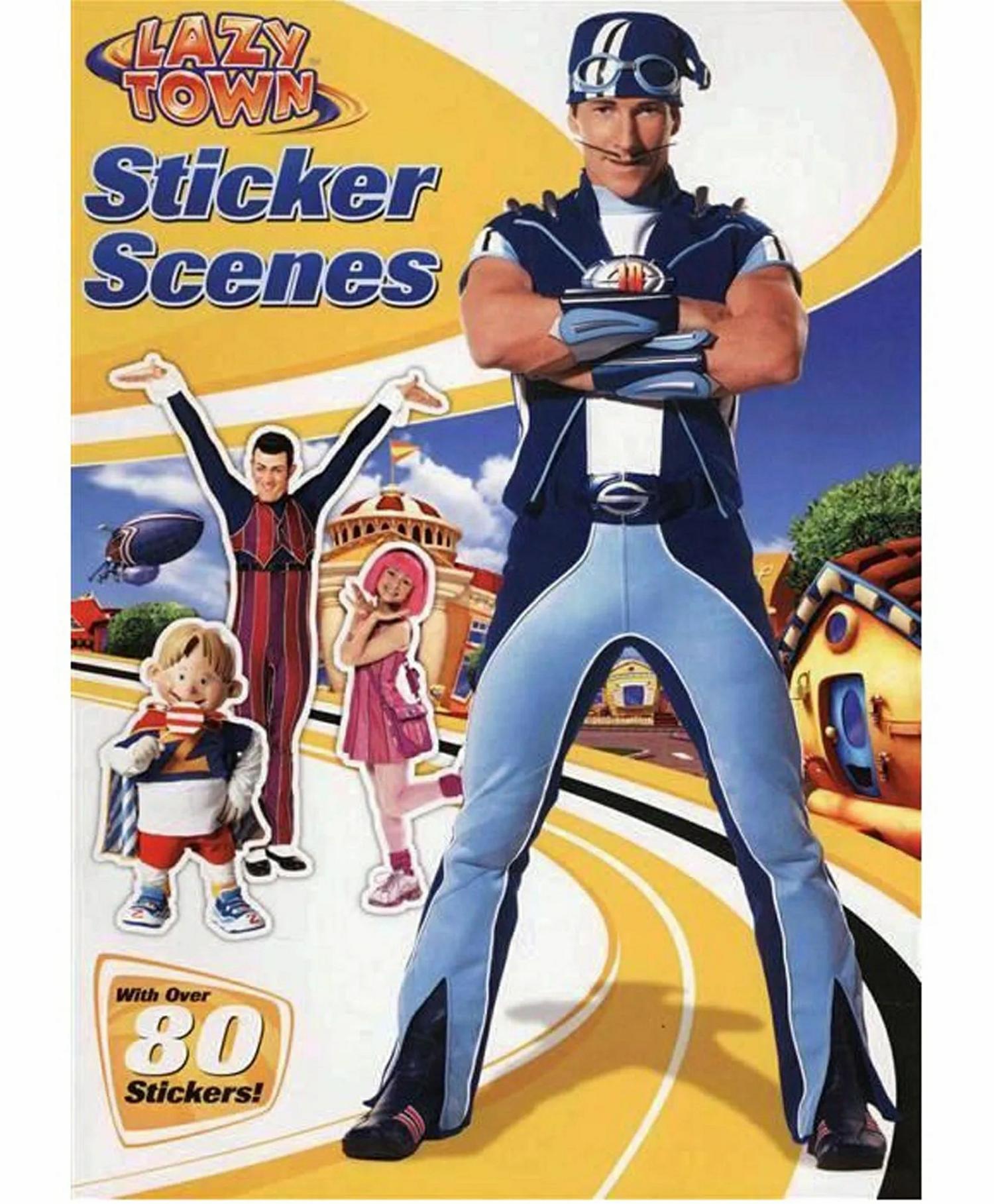 Lazy Town Sticker Scenes – English  |   Sticker Books Sticker Books Sticker Books