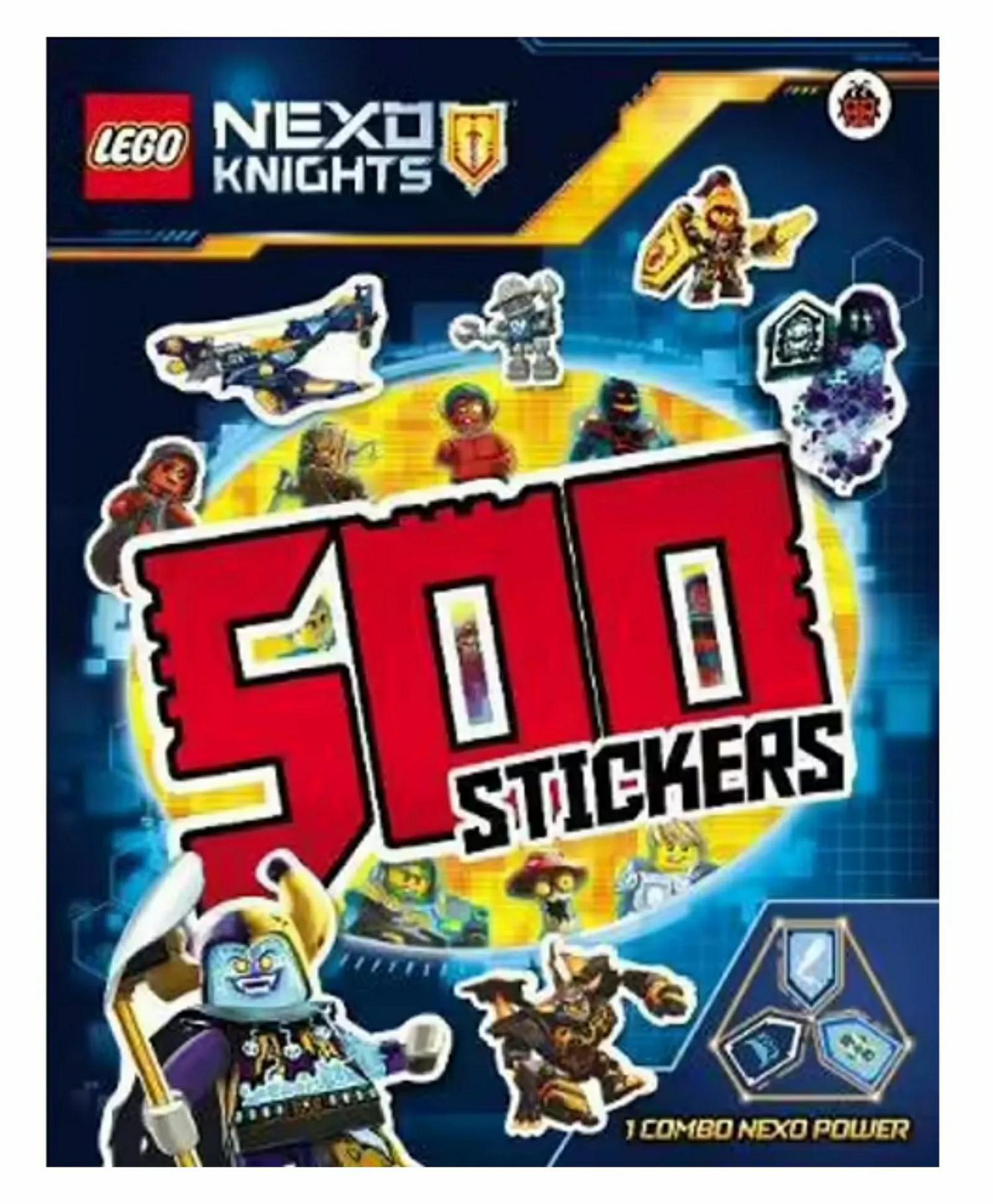 Lego Nexo Knights 500 Stickers Book – English  |   Sticker Books Sticker Books Sticker Books