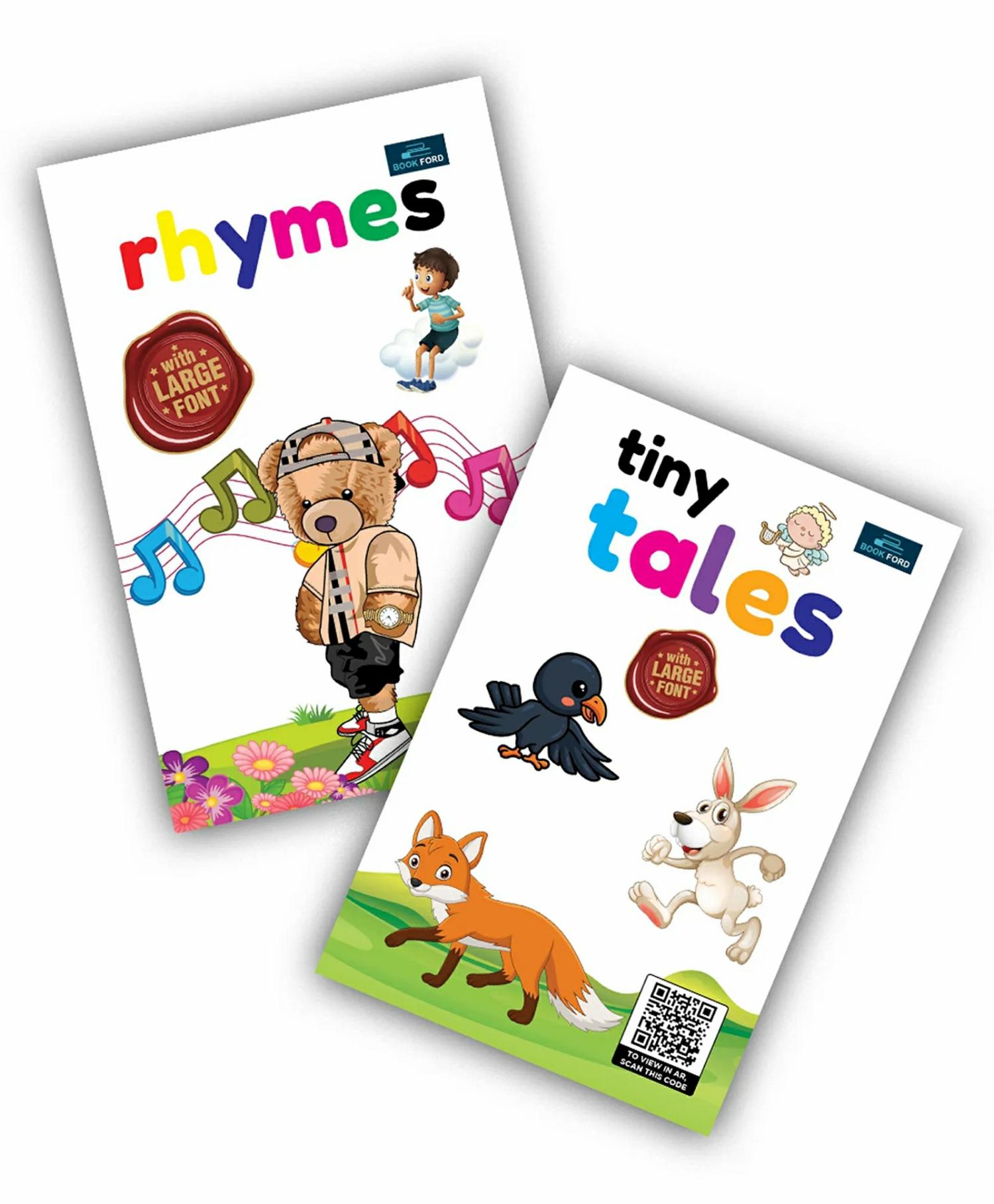 Library Of Learning Tiny Tales & Rhymes (Set Of 2 Books) – English  |   Board Books Board Books Board Books