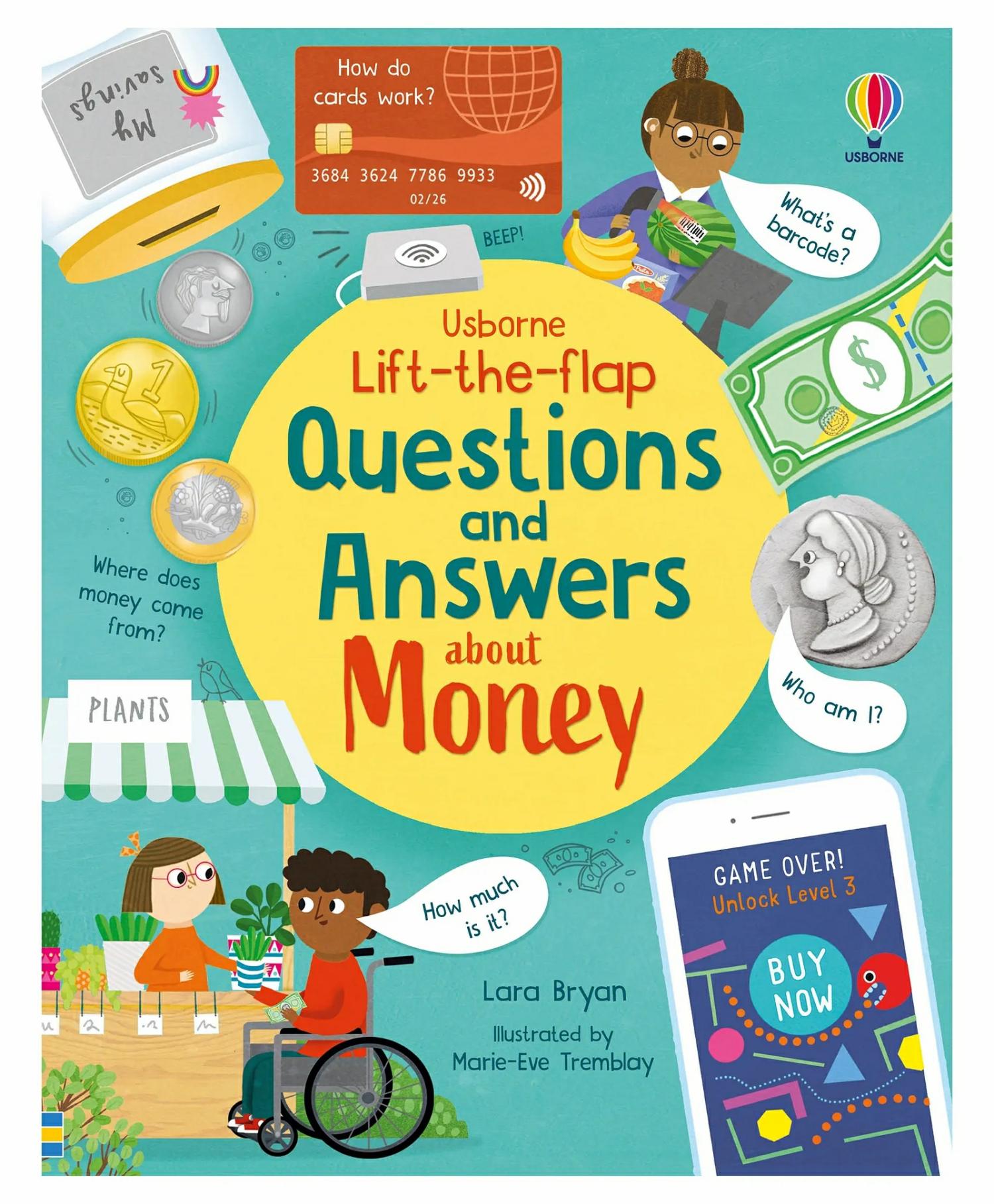 Lift The Flap Questions And Answers About Money By Lara Bryan – English  |   Board Books Board Books Board Books