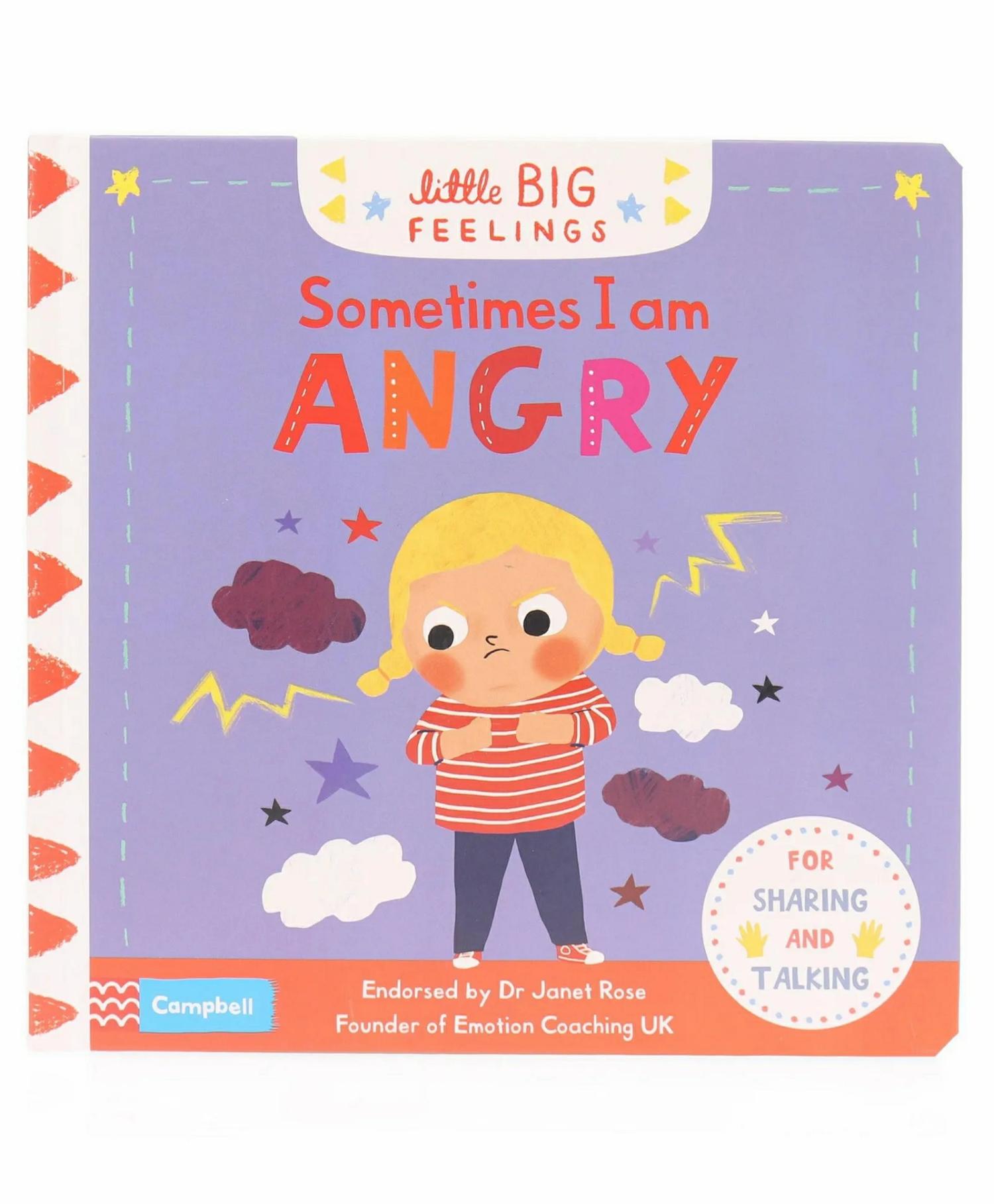 Little Big Feelings Sometimes I Am Angry – English  |   Board Books Board Books Board Books