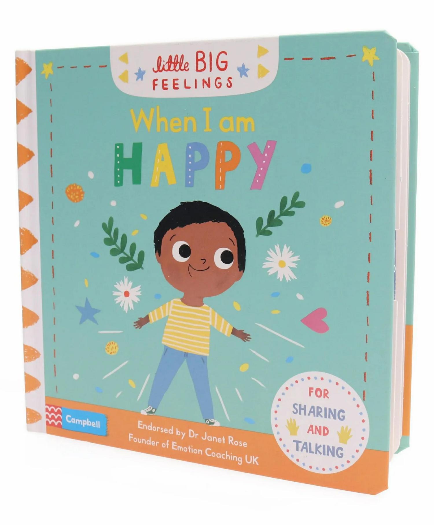 Little Big Feelings When I Am Happy – English  |   Board Books Board Books Board Books