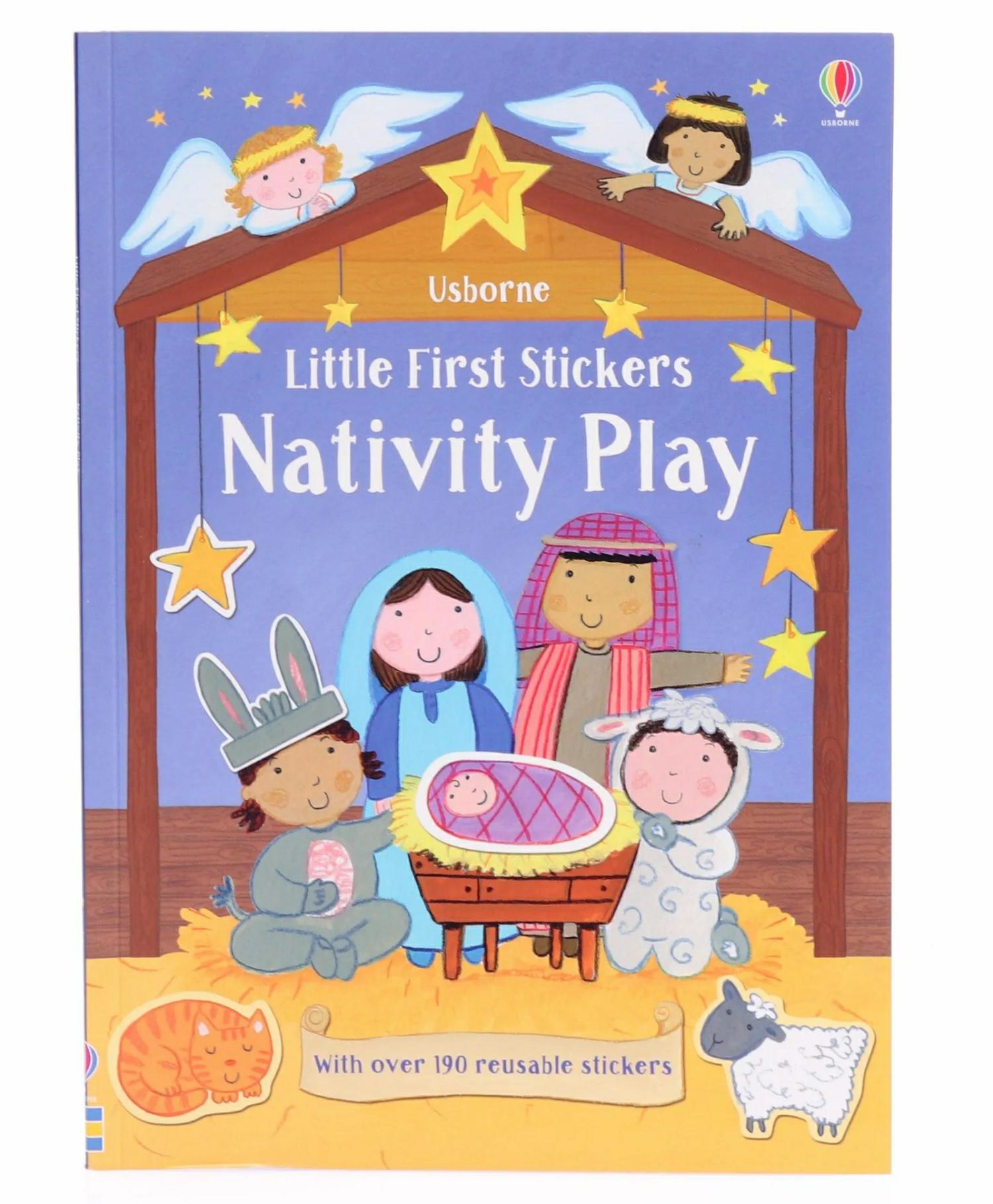 Little First Stickers Nativity Play Book – English  |   Sticker Books Sticker Books Sticker Books