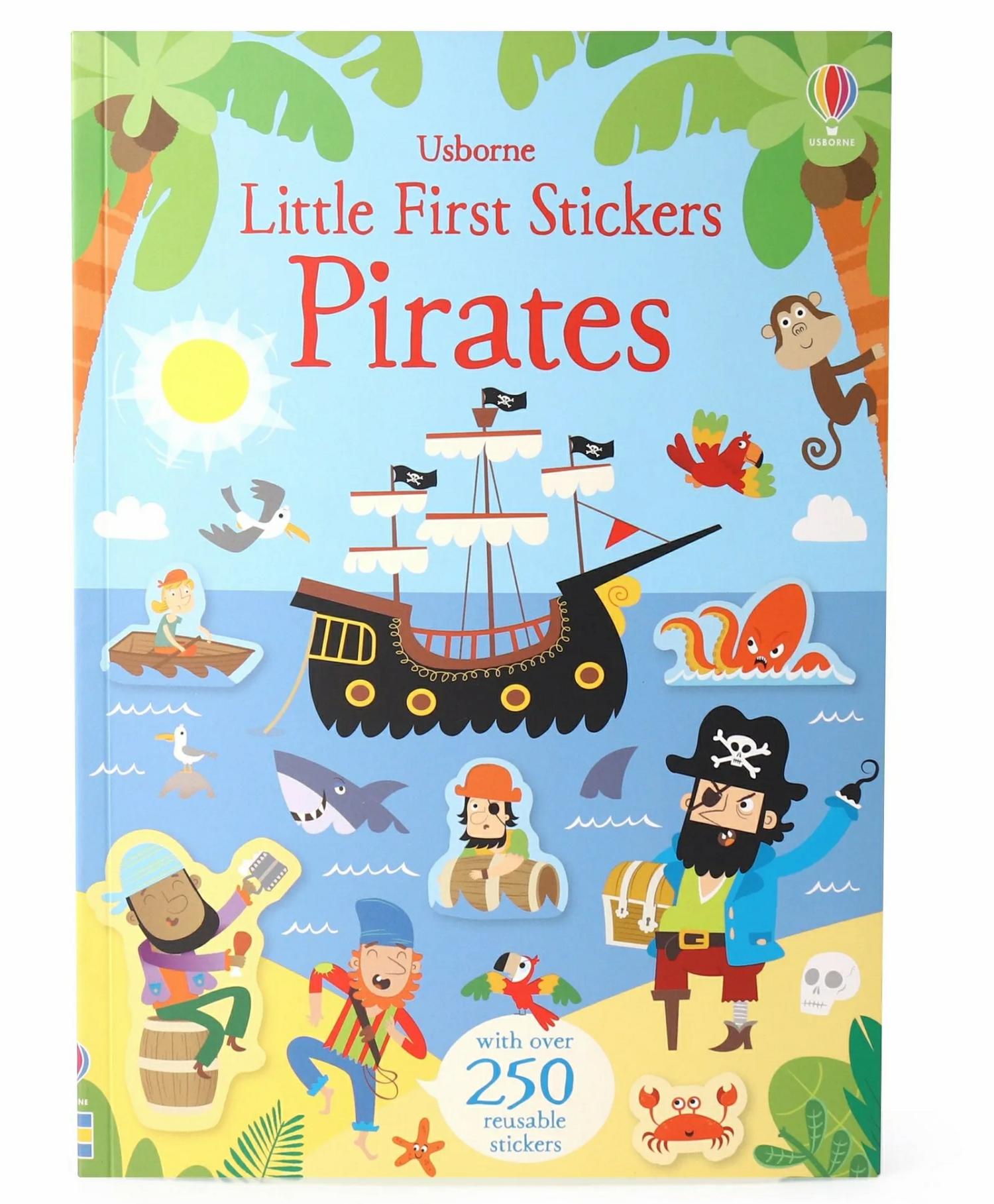 Little First Stickers Pirates By Kirsteen Robson- English  |   Sticker Books Sticker Books Sticker Books