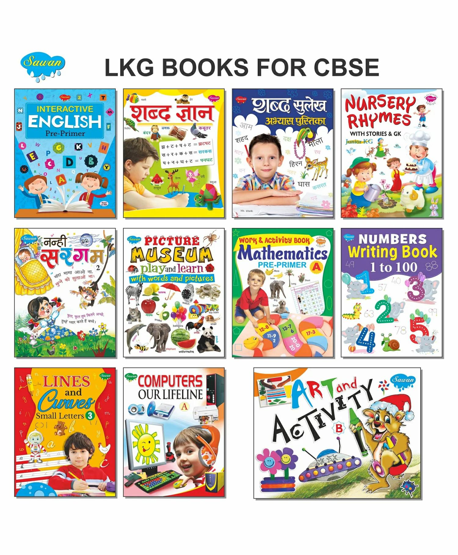 Lkg Books Pack Of 11 – English  |   Academic Books Academic Books Academic Books