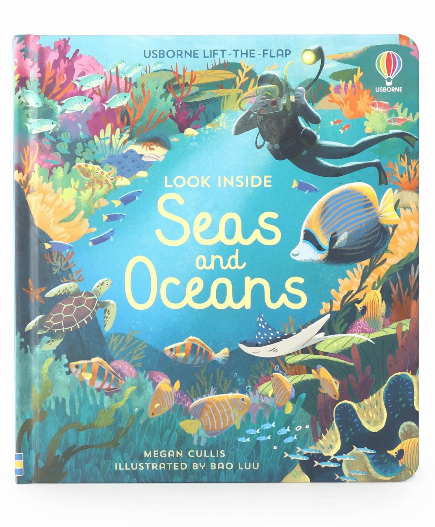 Look Insides Seas & Oceanus Book Megan Cullis – English  |   Board Books Board Books Board Books