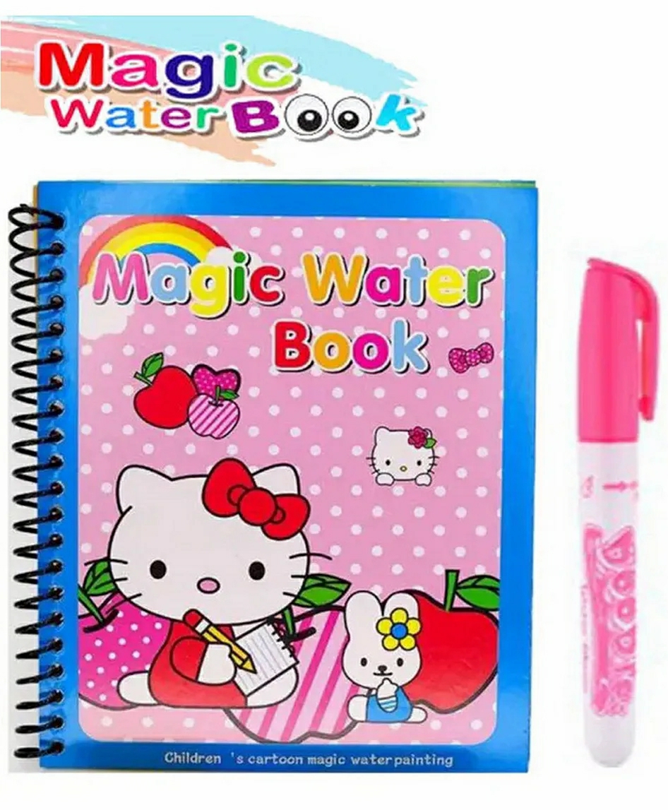 Magic Water Colouring Book, Reusable Water Magic Colouring Book With Animal Cartoon Magical Water Coloring Book Doodle Game For Little Boys Girls Gifts – Pack Of 1 – Color May Vary  |   Drawing & Coloring Book Drawing & Coloring Book Drawing & Coloring Book