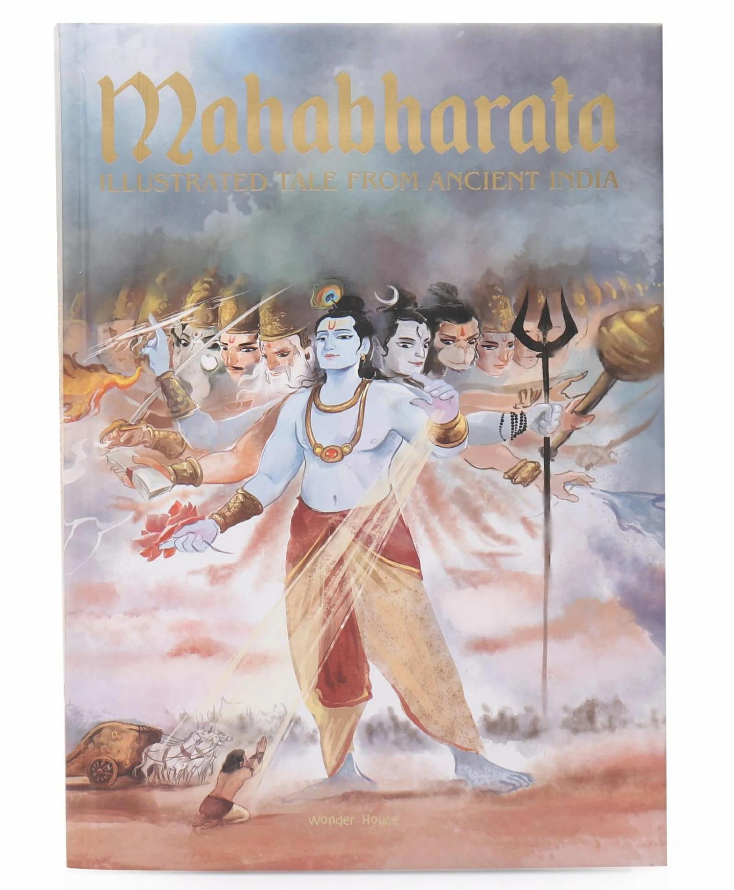 Mahabharata Illustrated Tales From Ancient India Deluxe Edition Mythology Book By Anupa Lal – English  |   Story Books Story Books