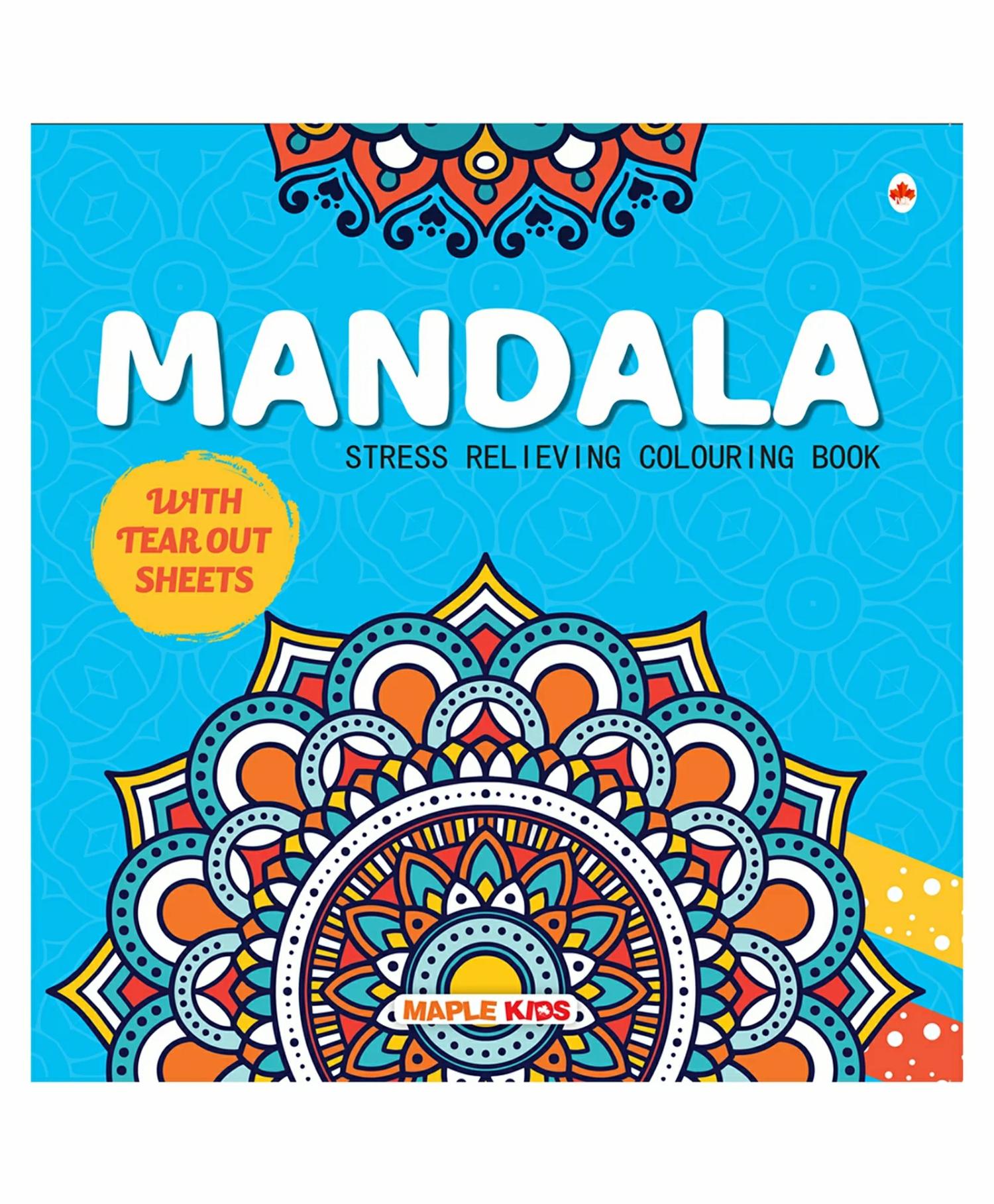 Mandala Art Colouring Books With Tear Out Sheets – 48 Pages  |   Crafts, Hobbies & Activity Books Crafts, Hobbies & Activity Books Crafts