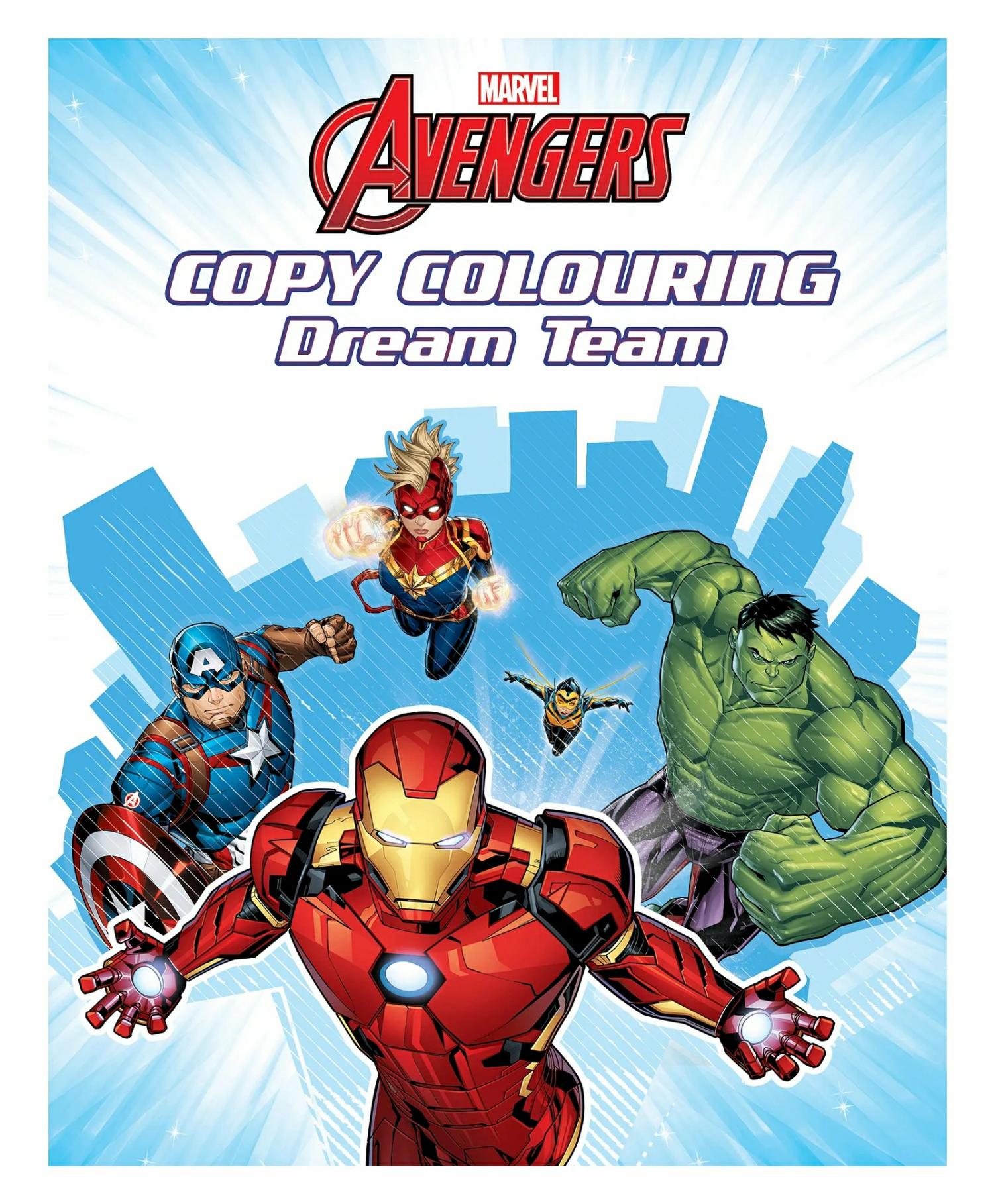 Marvel Avengers Copy Colouring Dream Team Colouring Book – 24 Pages  |   Drawing & Coloring Book Drawing & Coloring Book Drawing & Coloring Book