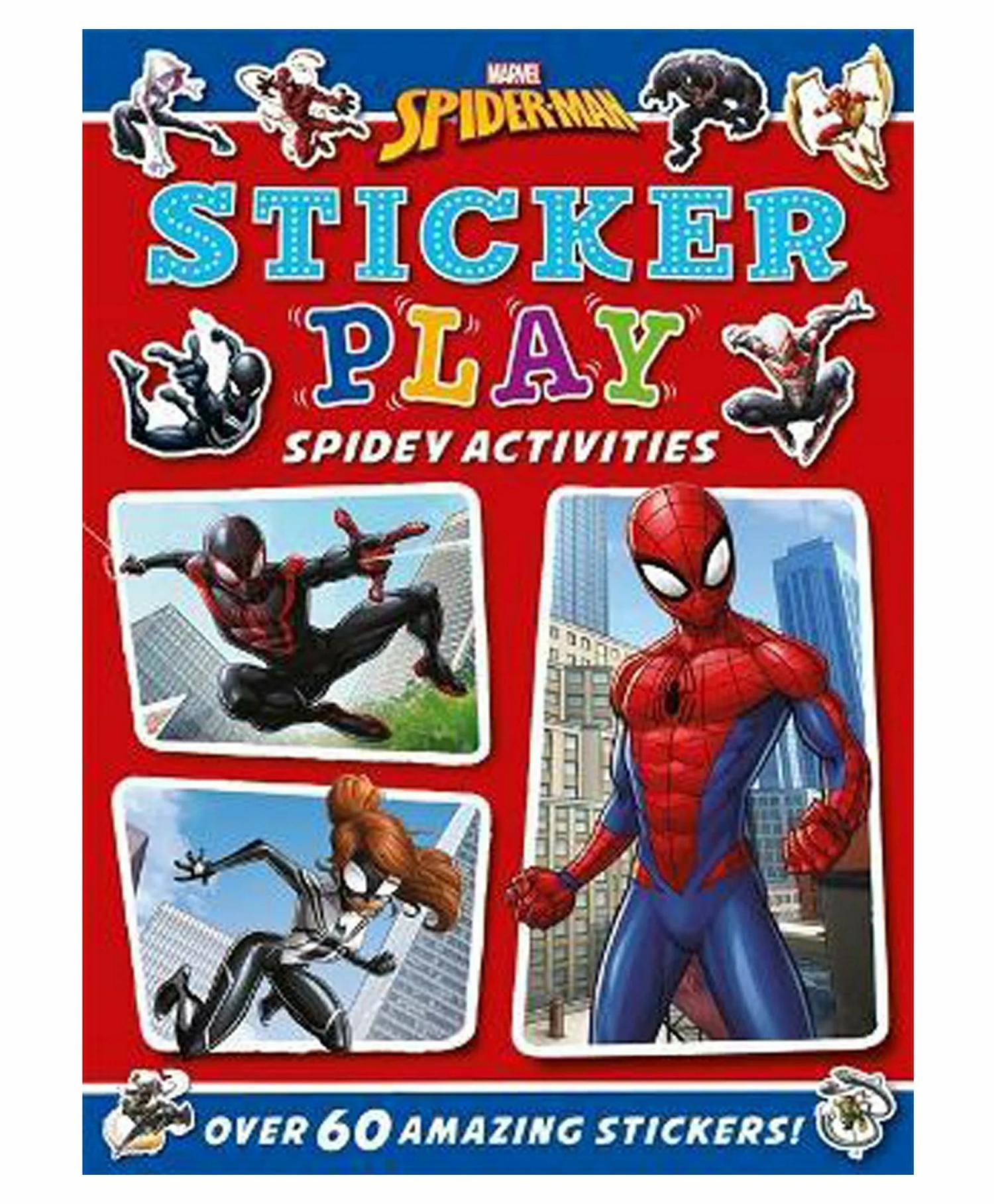 Marvel Spider-Man: Sticker Play Spidey Activities – English  |   Drawing & Coloring Book Drawing & Coloring Book Drawing & Coloring Book