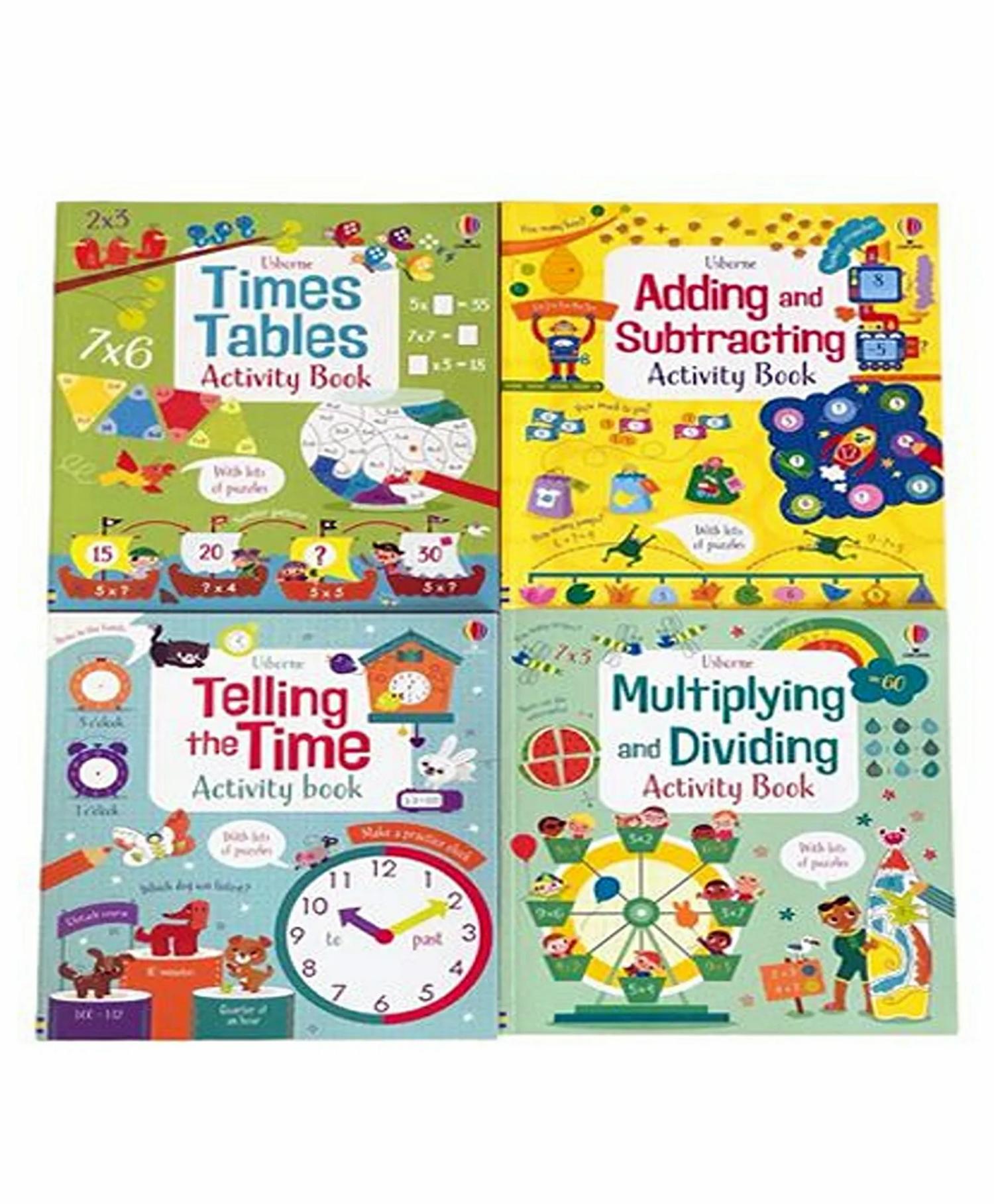 Maths Activity Collection (4 Books Set) – English  |   Read & Learn Read & Learn Read & Learn