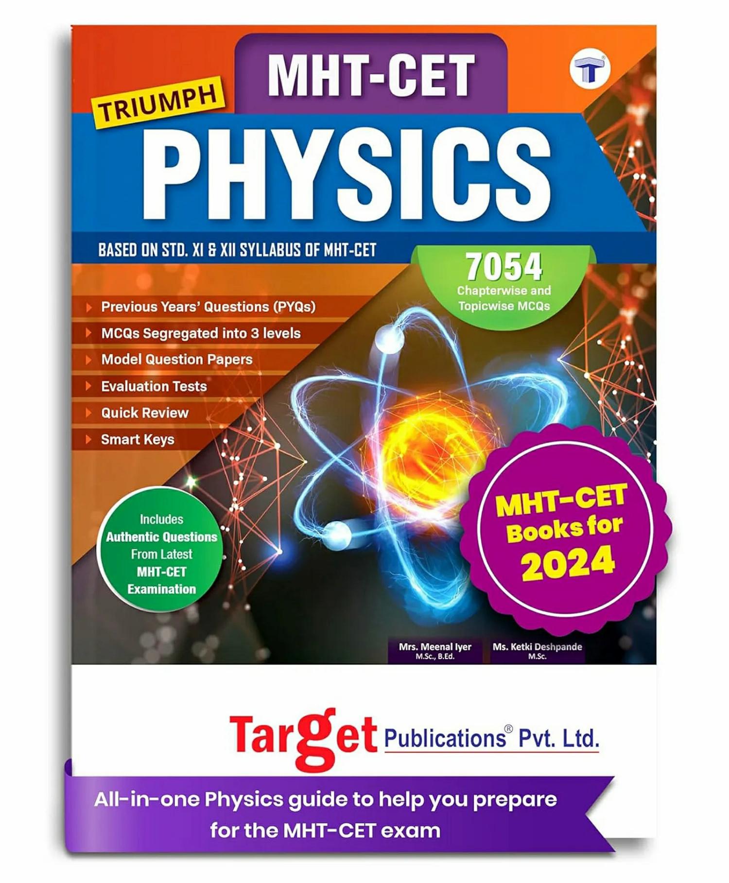 Mht-Cet Triumph Physics Notes – English  |   Academic Books Academic Books Academic Books