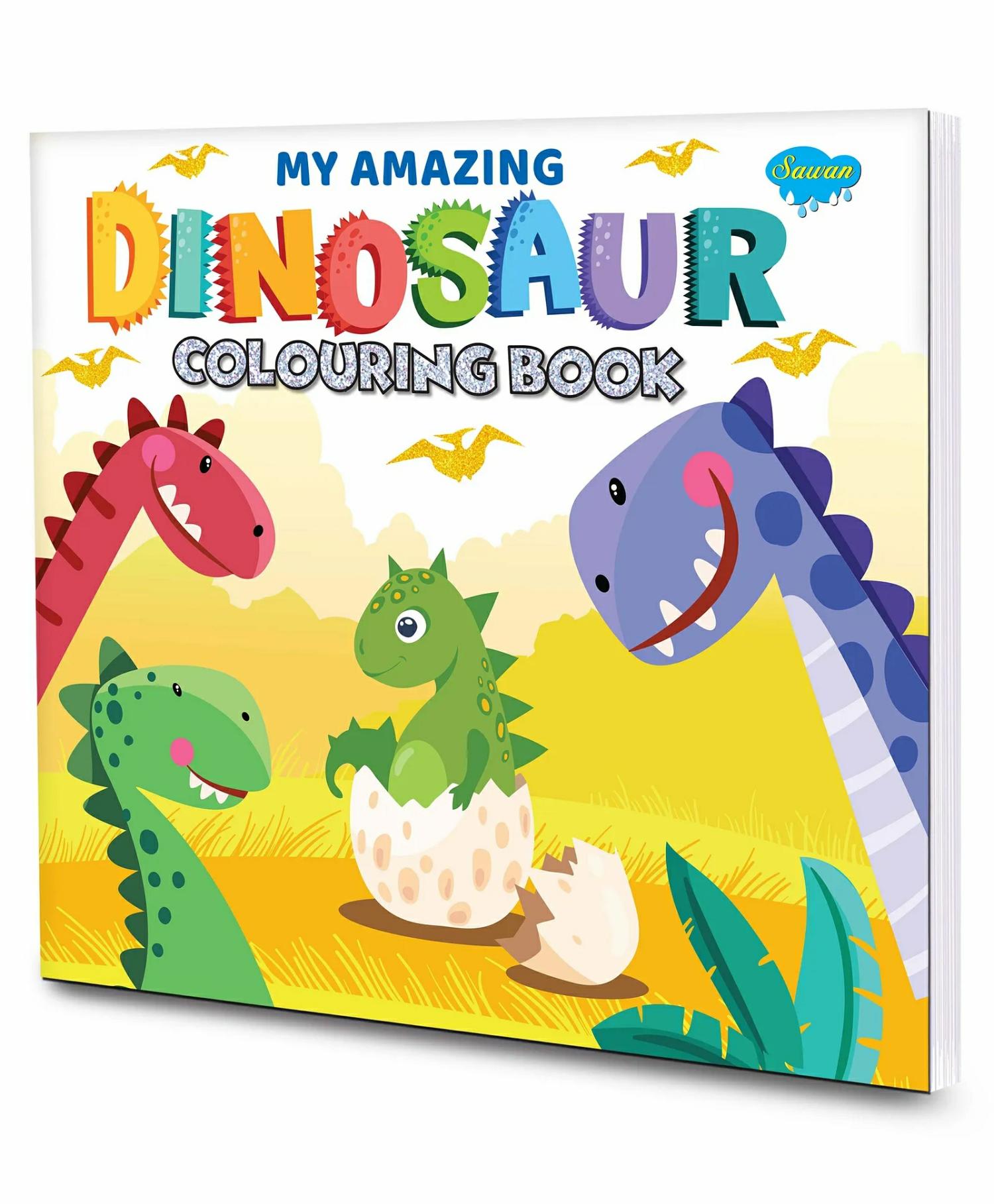 My Amazing Dinosaur Colouring Book – English  |   Drawing & Coloring Book Drawing & Coloring Book Drawing & Coloring Book