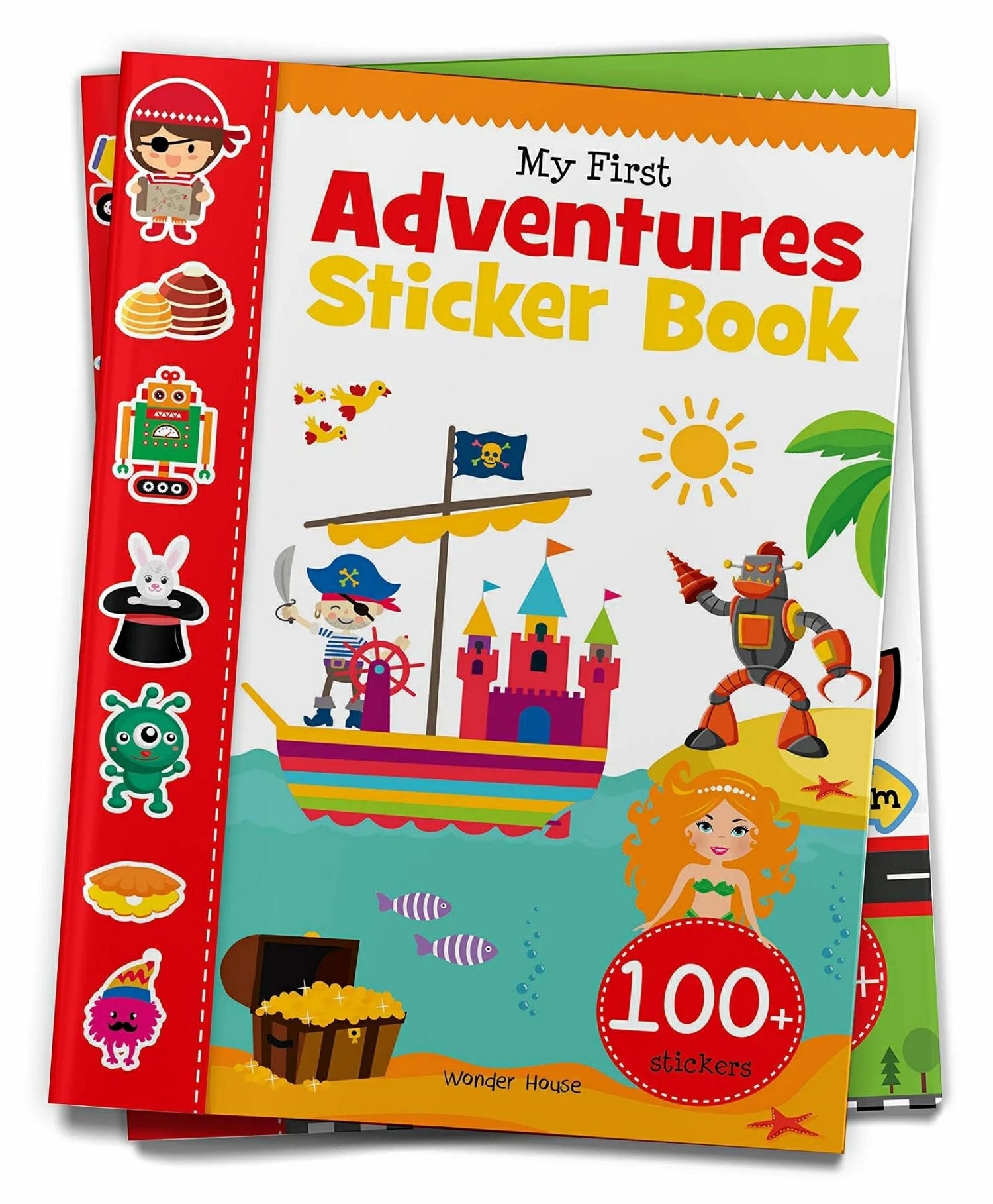 My First Adventures Stickers Multicolor – 100 Pieces  |   Sticker Books Sticker Books Sticker Books