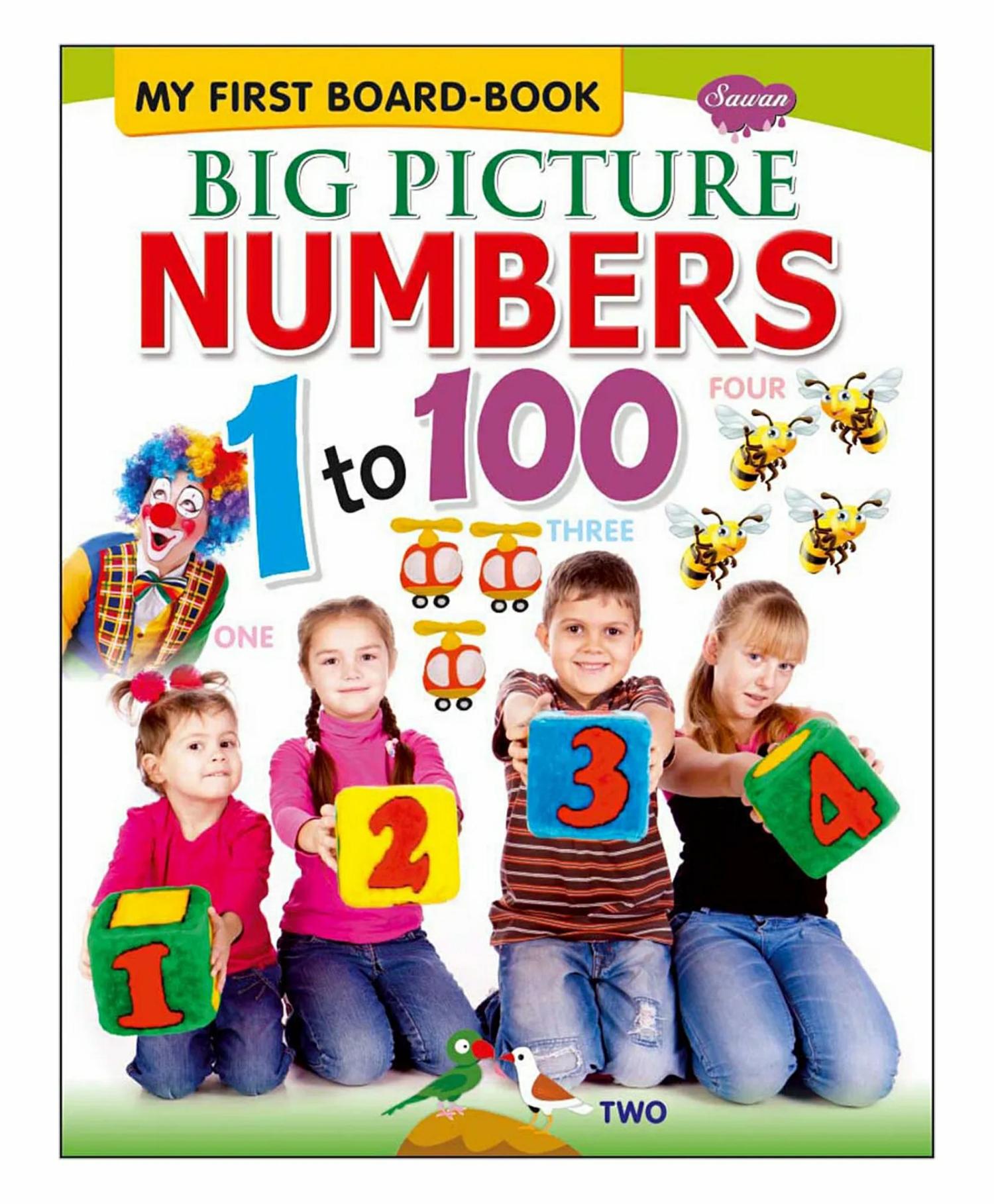 My First Big Picture Numbers 1 To 100 Board Book – English  |   Board Books Board Books Board Books