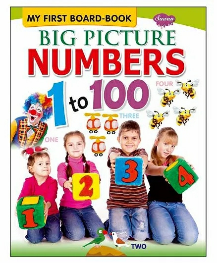 My First Board Book Big Picture Numbers – English  |   Read & Learn Picture Books Picture Books