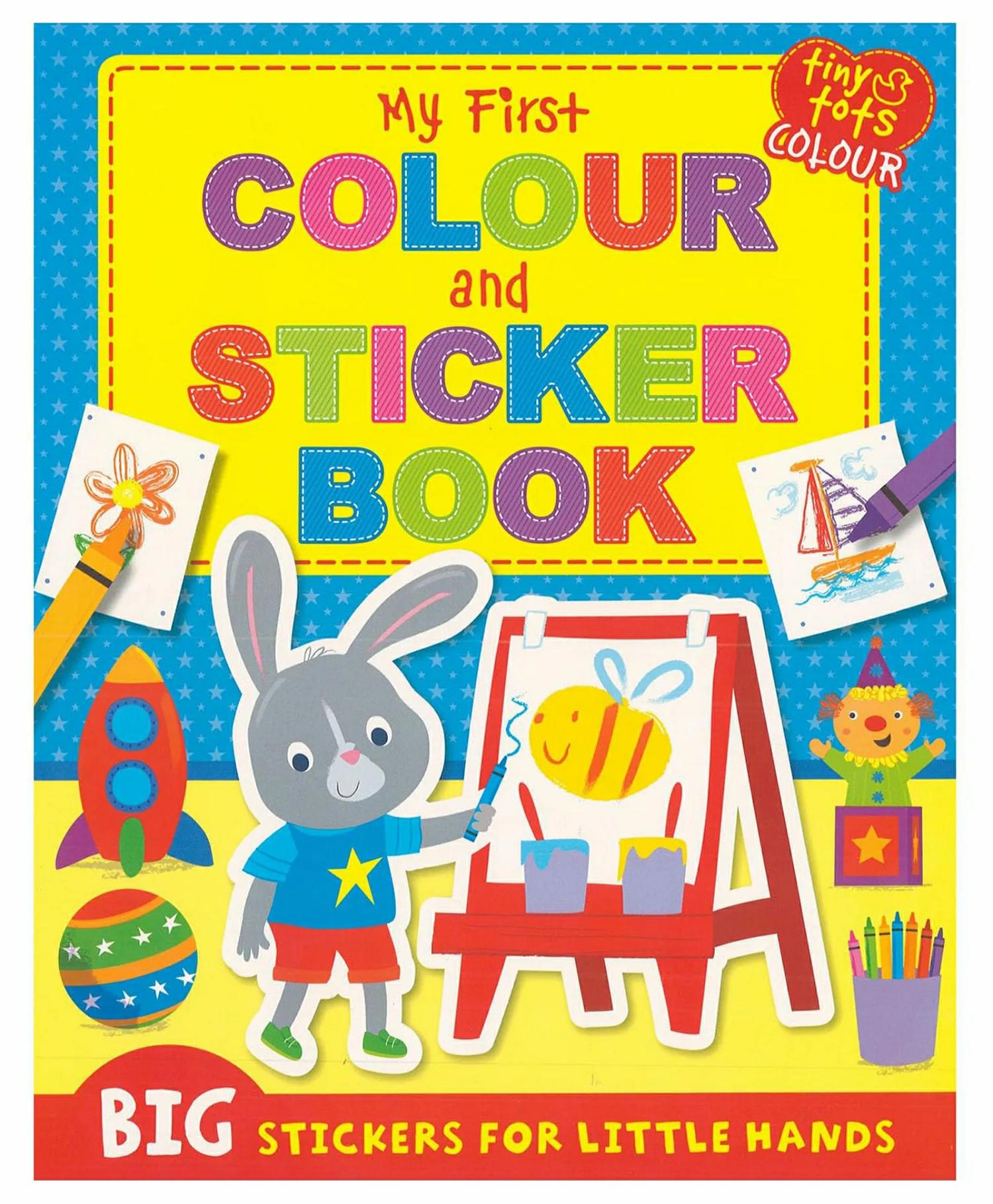 My First Colour And Sticker Book – English  |   Sticker Books Sticker Books Sticker Books