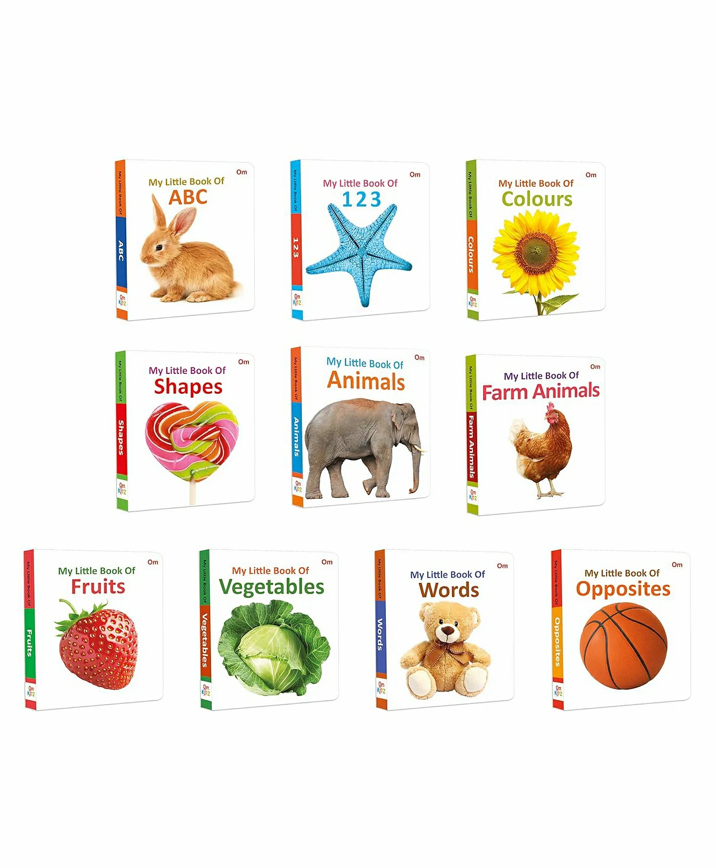 My First Library Pack Of 10 Books – English  |   Board Books Board Books Board Books