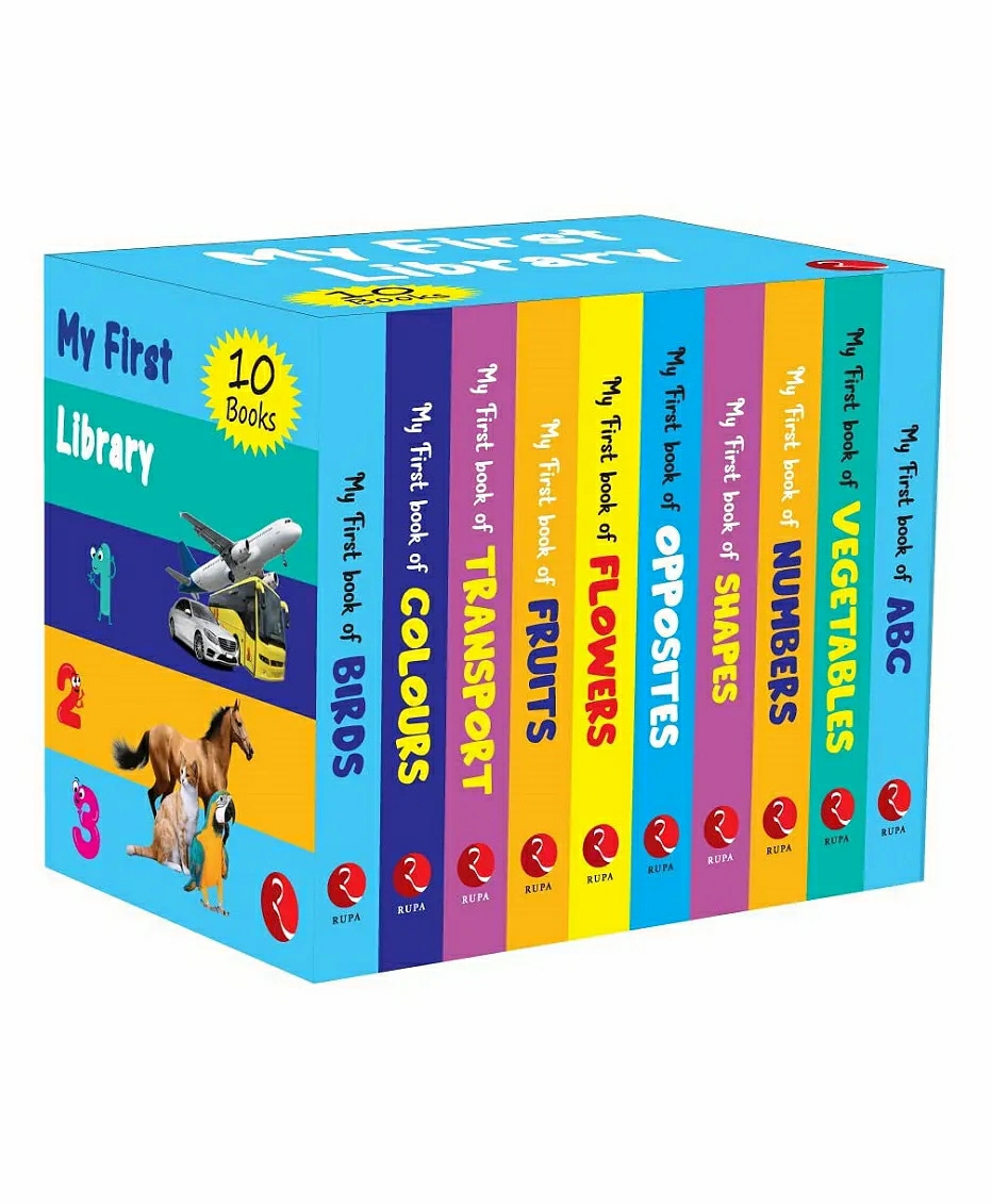 My First Library Set Of 1 Books – English  |   Board Books Board Books Board Books