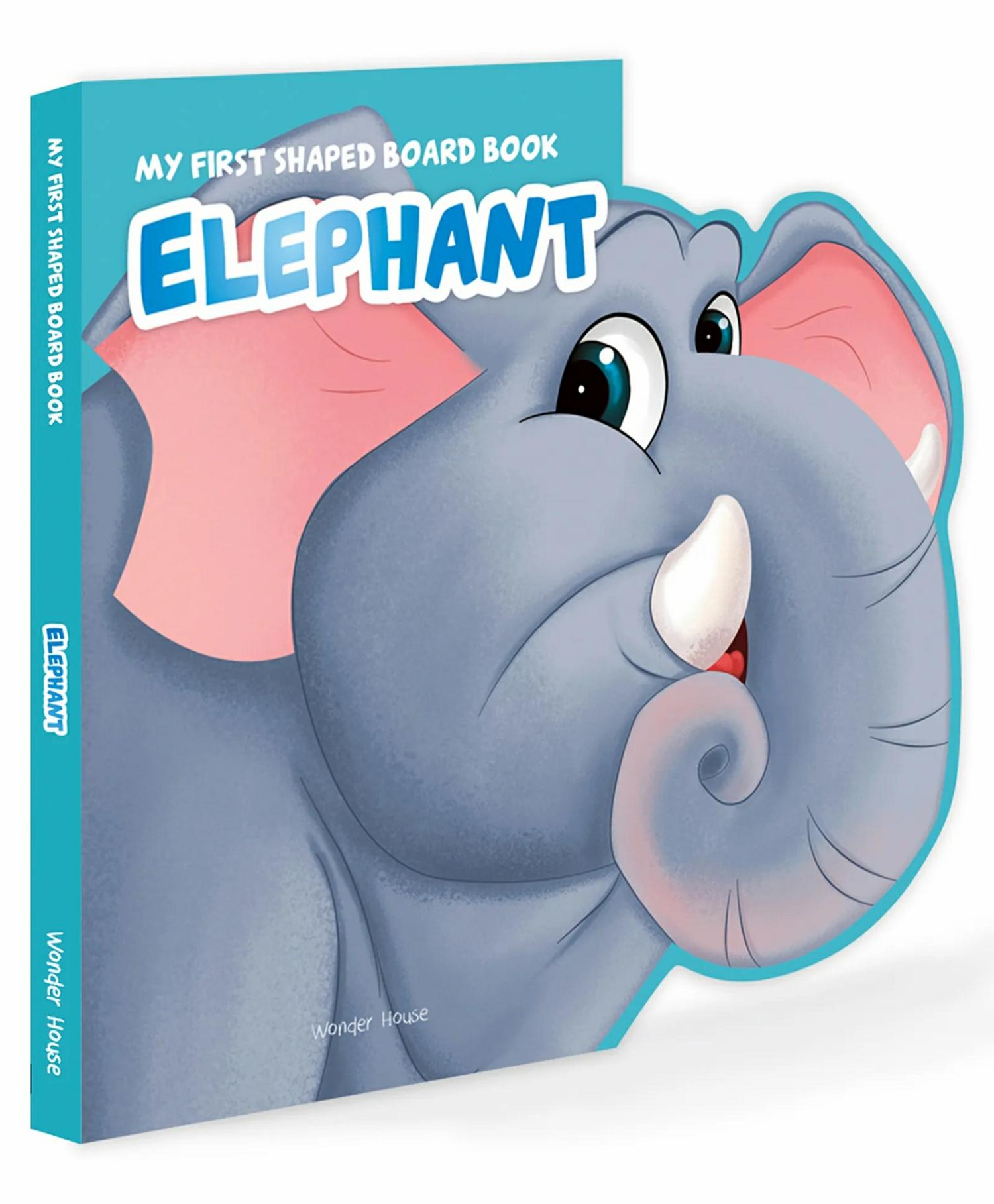 My First Shaped Elephant Board Book – English  |   Board Books Board Books Board Books