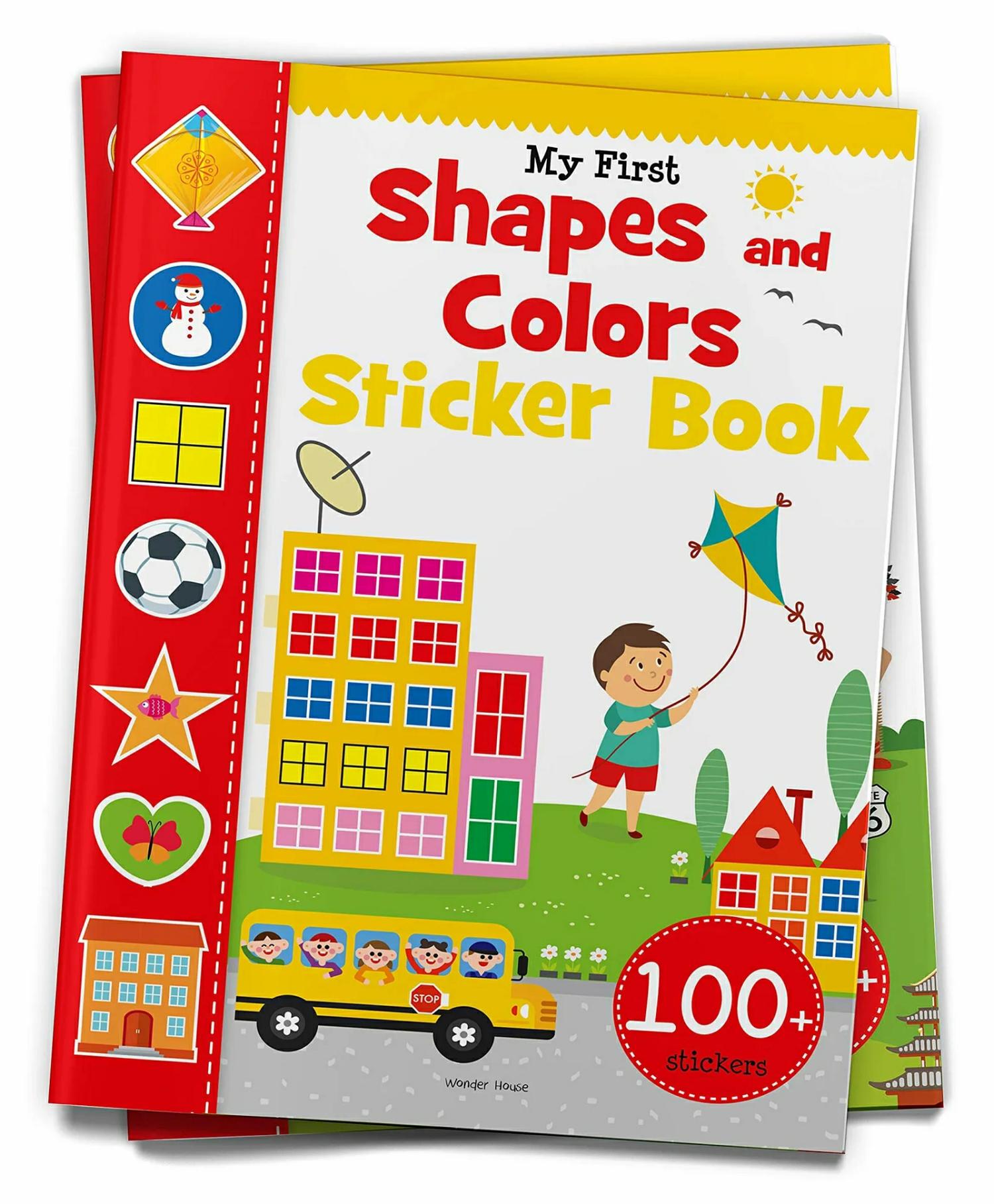 My First Shapes And Colours Stickers – English  |   Sticker Books Sticker Books Sticker Books