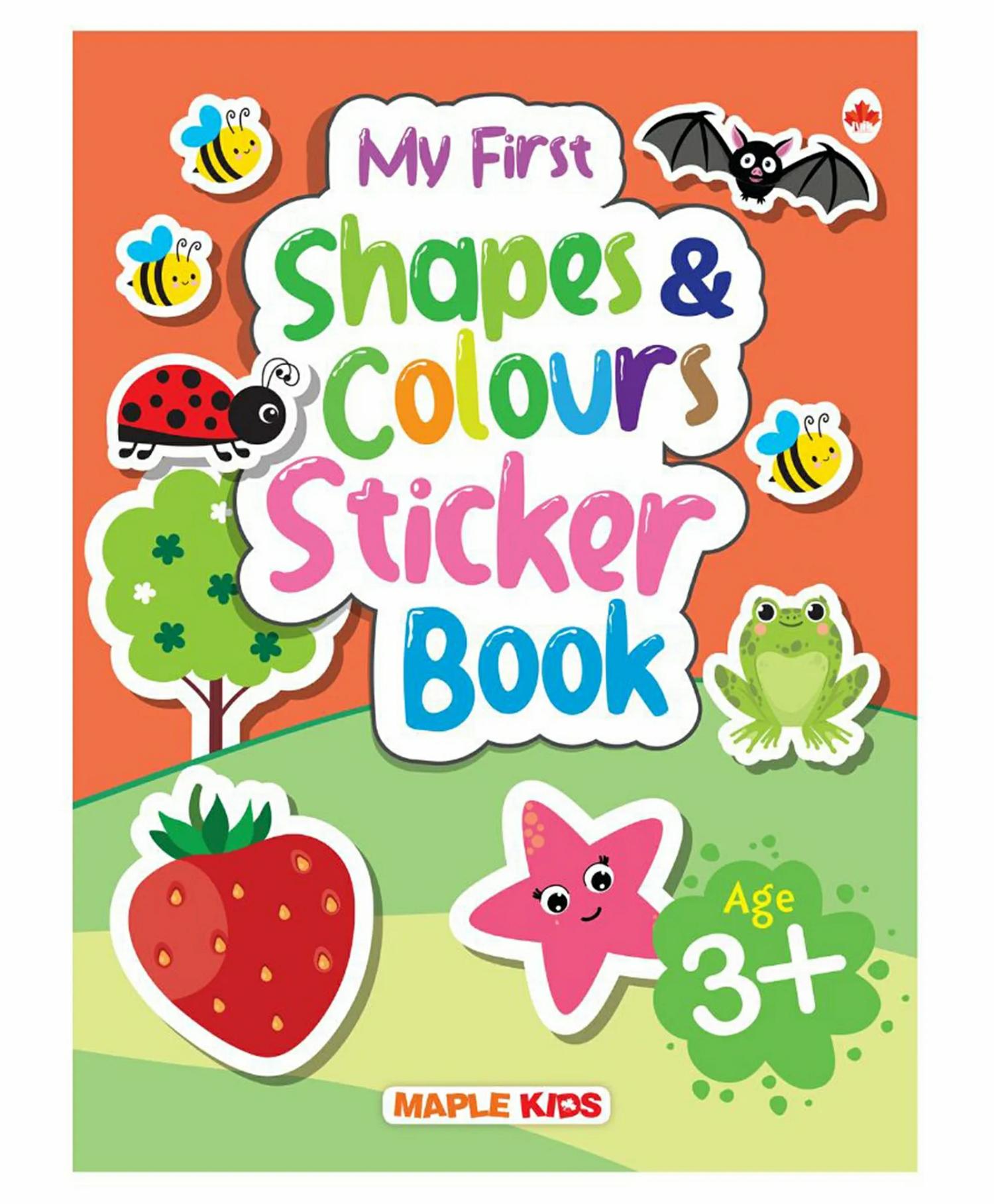 My First Sticker Book Shapes And Colours  Activity Book For Kids With 100+ Stickers – English  |   Picture Books Picture Books Picture Books