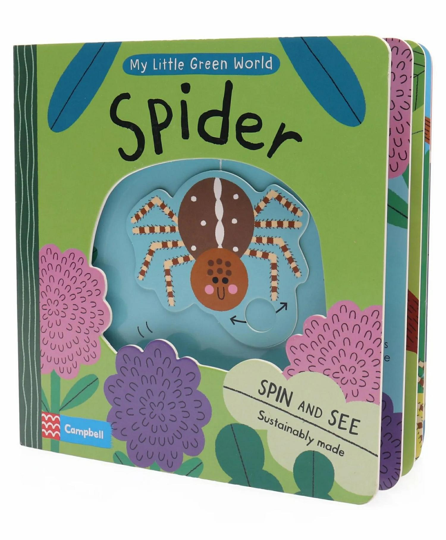 My Little Green World Spider – English  |   Board Books Board Books Board Books