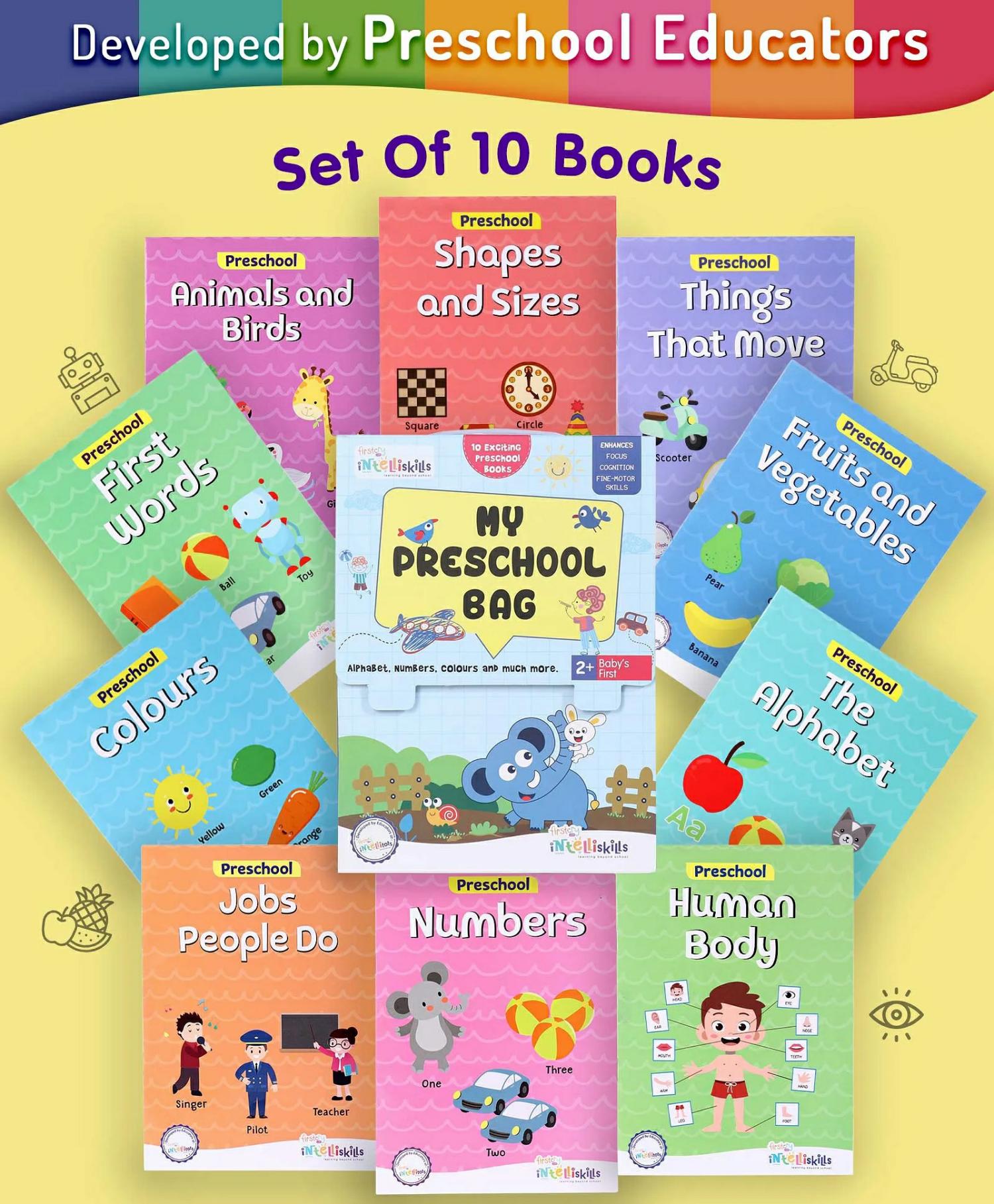 My Preschool Bag Set Of 10 – English  |   Picture Books Picture Books Picture Books