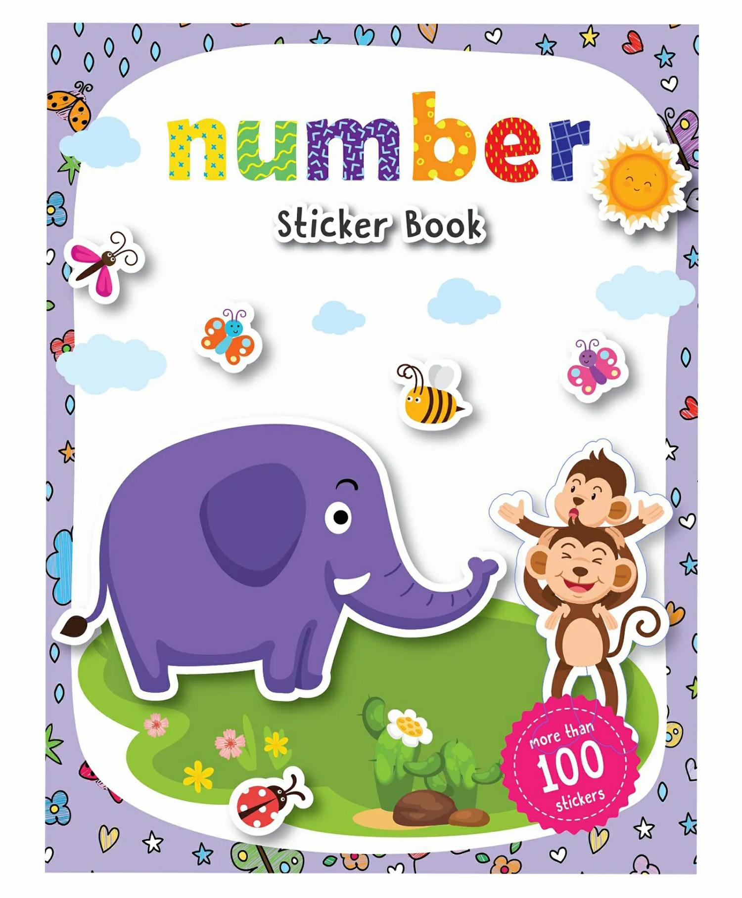 Number Sticker Book – English  |   Sticker Books Sticker Books Sticker Books