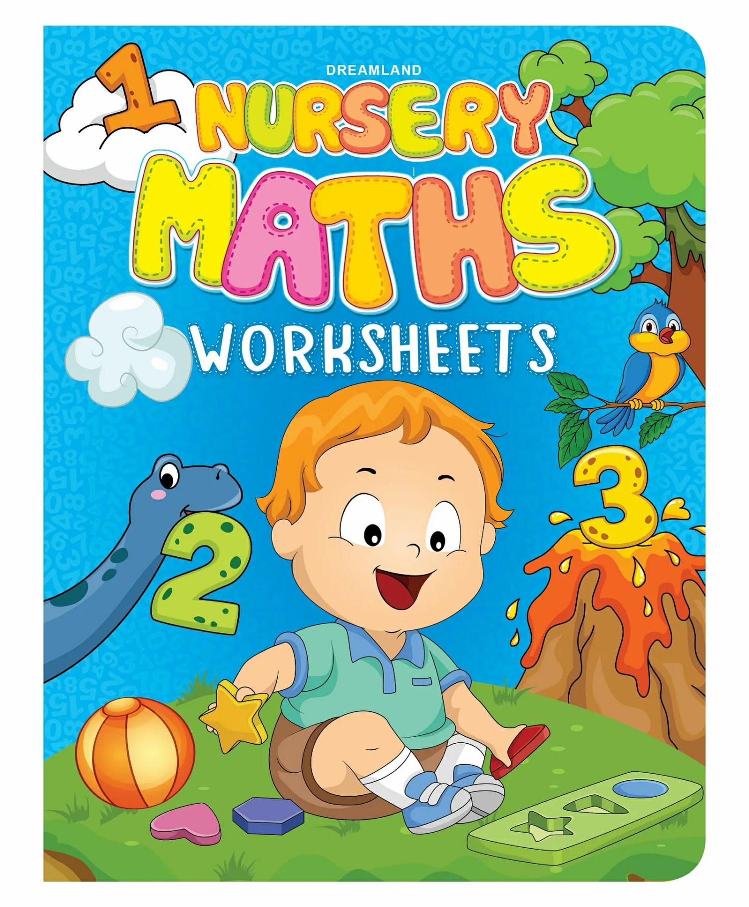 Nursery Maths Worksheets , Early Learning Book – English  |   Academic Books Academic Books Academic Books