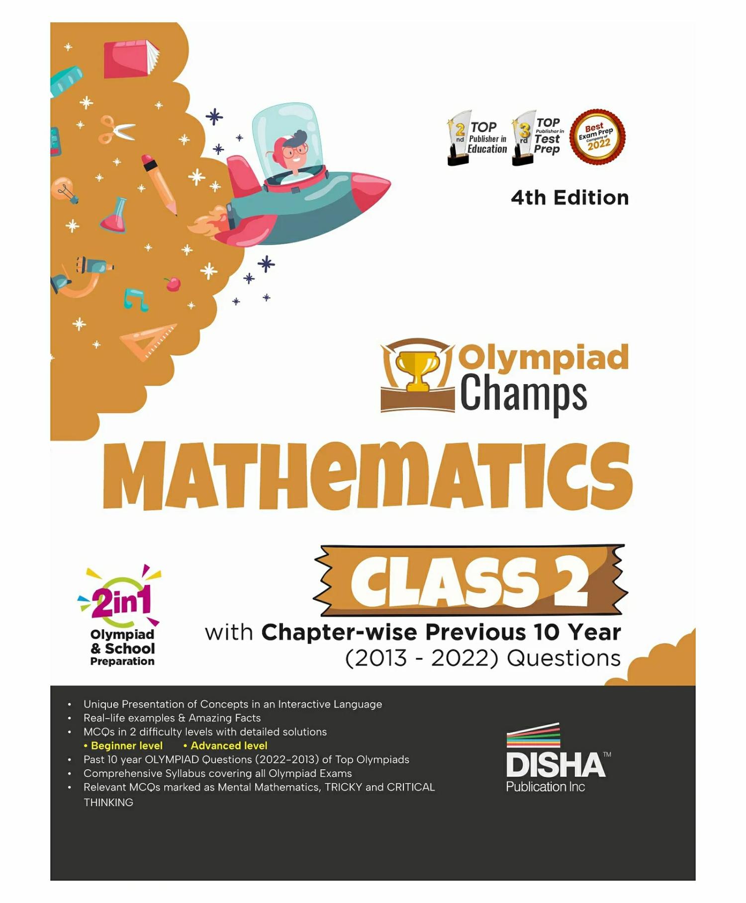 Olympiad Champs Mathematics Class 2 With Chapter-Wise Previous 1 Year 213 – 222 Questions 4Th Edition – English  |   Academic Books Academic Books Academic Books