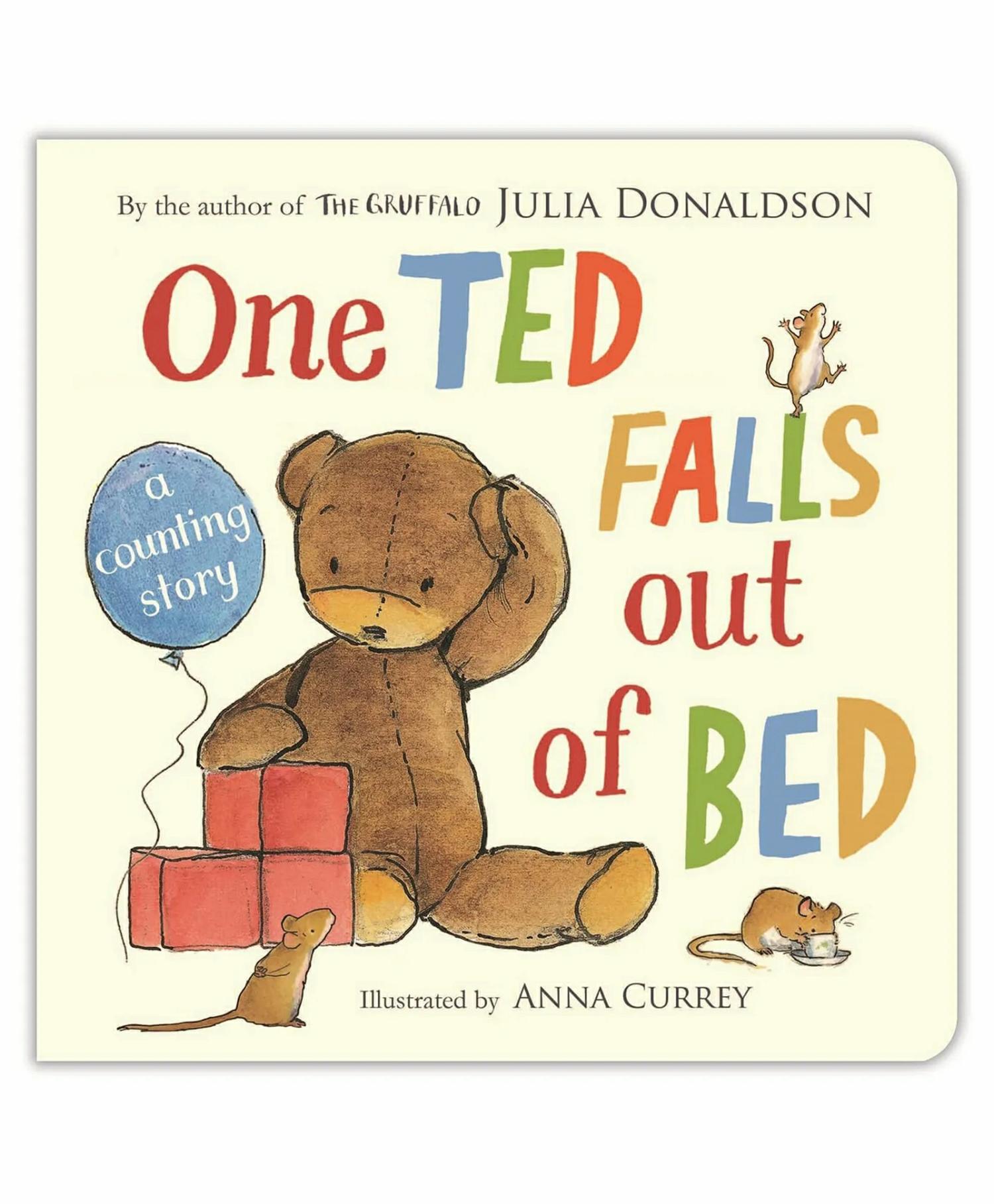 One Ted Falls Out Of Bed Story Board Book By Julia Donaldson – English  |   Board Books Board Books Board Books