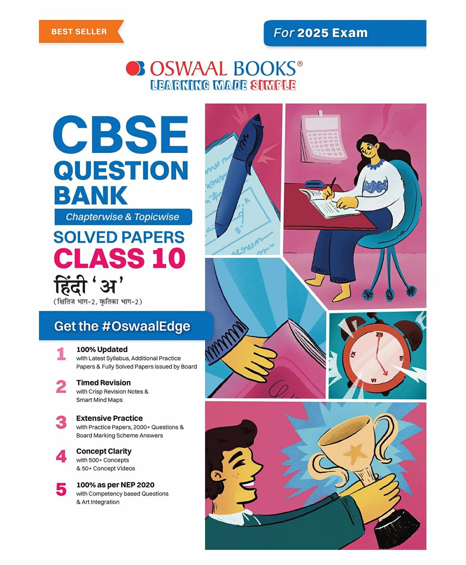 Oswaal Cbse Question Bank Class 10 Hindi-A Chapterwise And Topicwise Solved Papers For Board Exams 2025 – Hindi  |   Academic Books Academic Books Academic Books