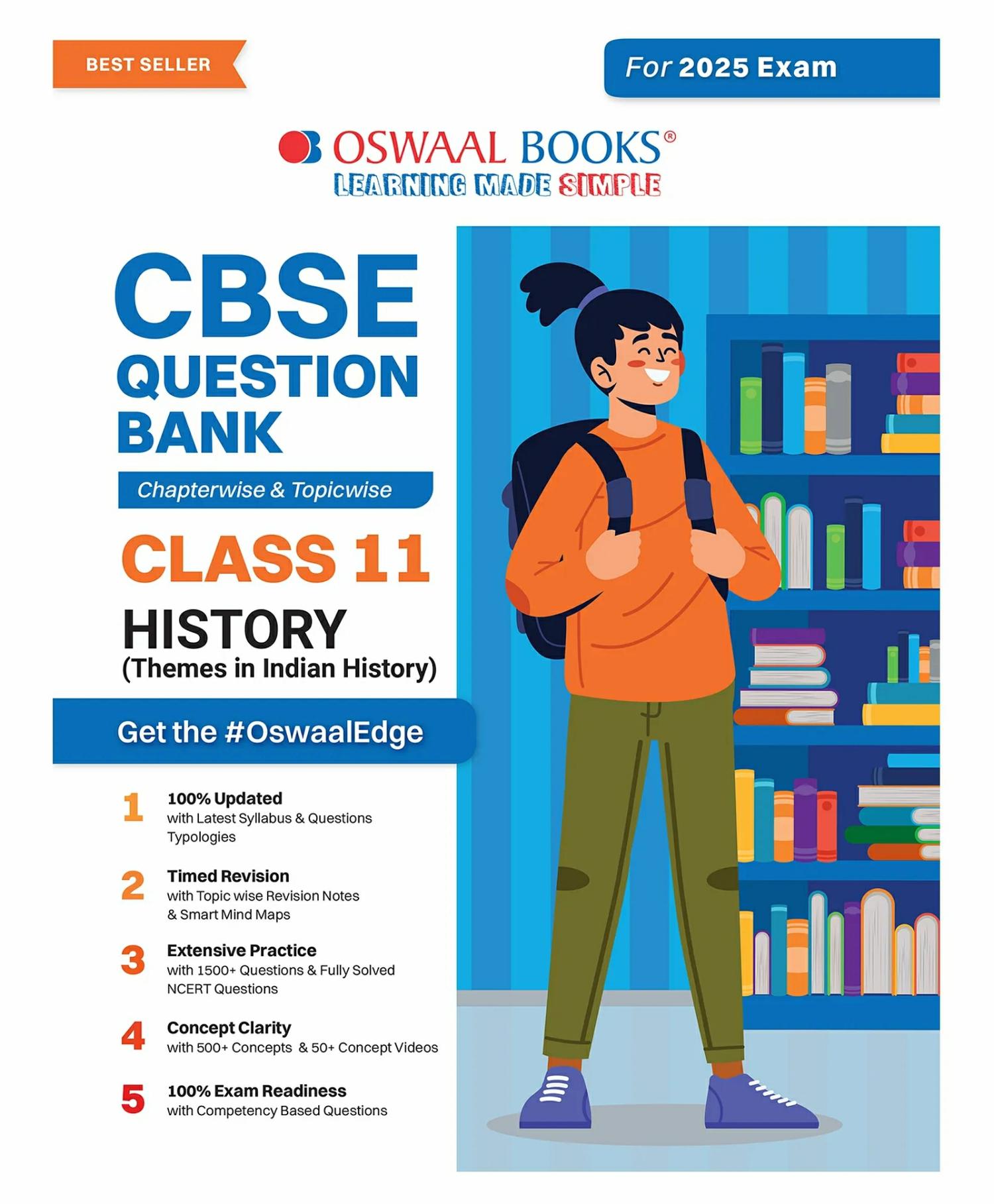 Oswaal Cbse Question Bank Class 11 History, Chapterwise And Topicwise Solved Papers For 2025 Exams  |   Academic Books Academic Books Academic Books