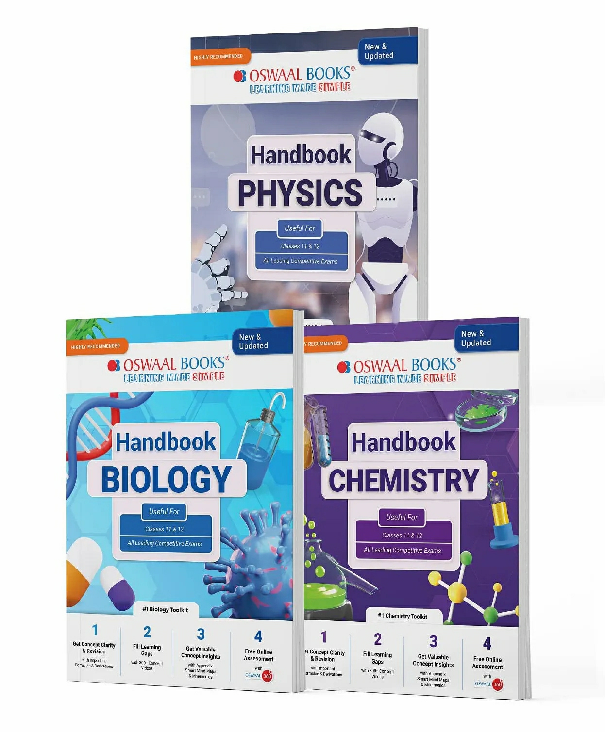 Oswaal Handbook Of Class 11 & 12 (Set Of 3 Books) | Must Have For Neet & All Medical Entrance Exams 2023 – English  |   Academic Books Academic Books Academic Books