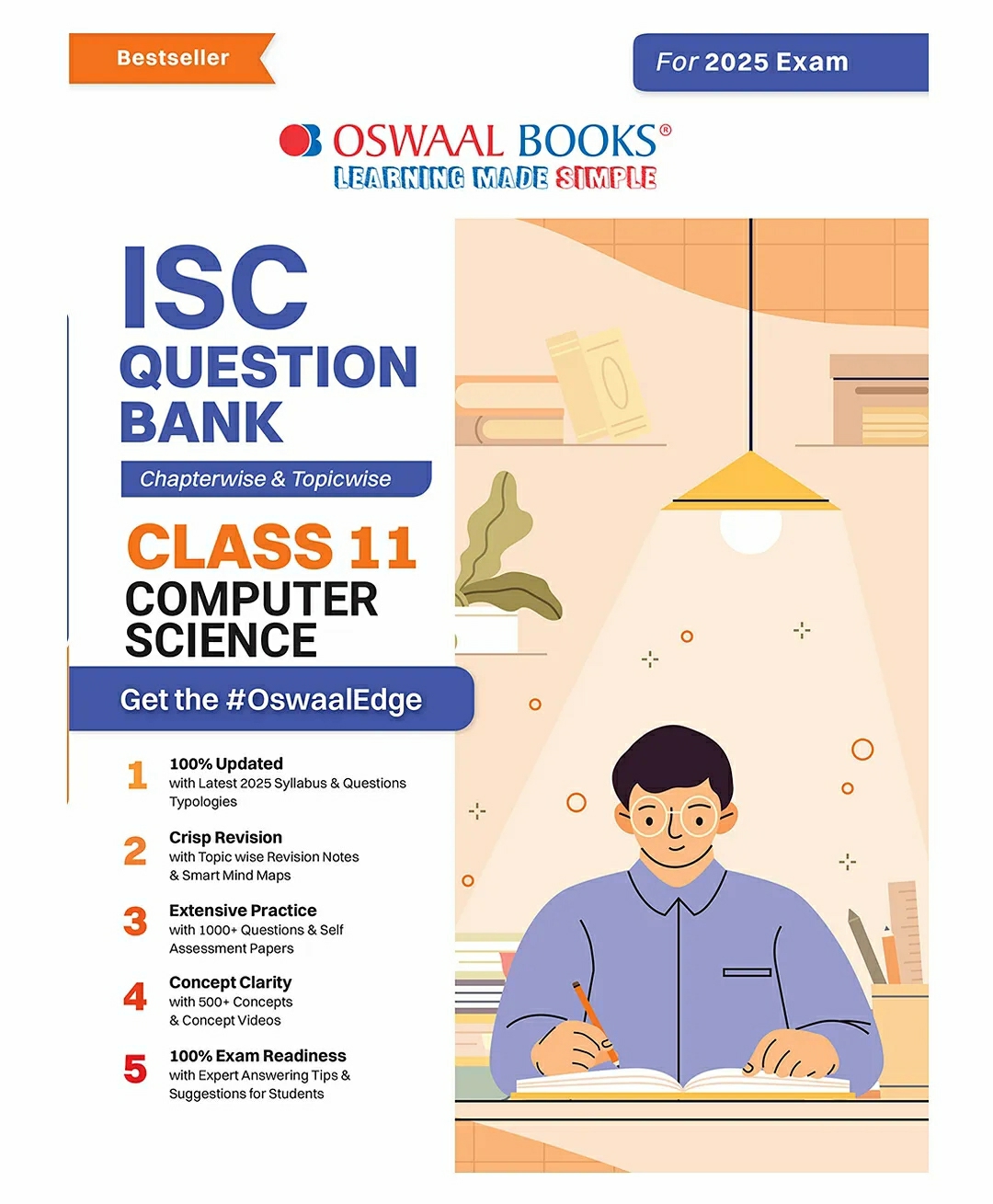 Oswaal Isc Question Bank Class 11 Computer Science | Chapterwise | Topicwise  | Solved Papers  | For 2025 Exams  |   Academic Books Academic Books Academic Books